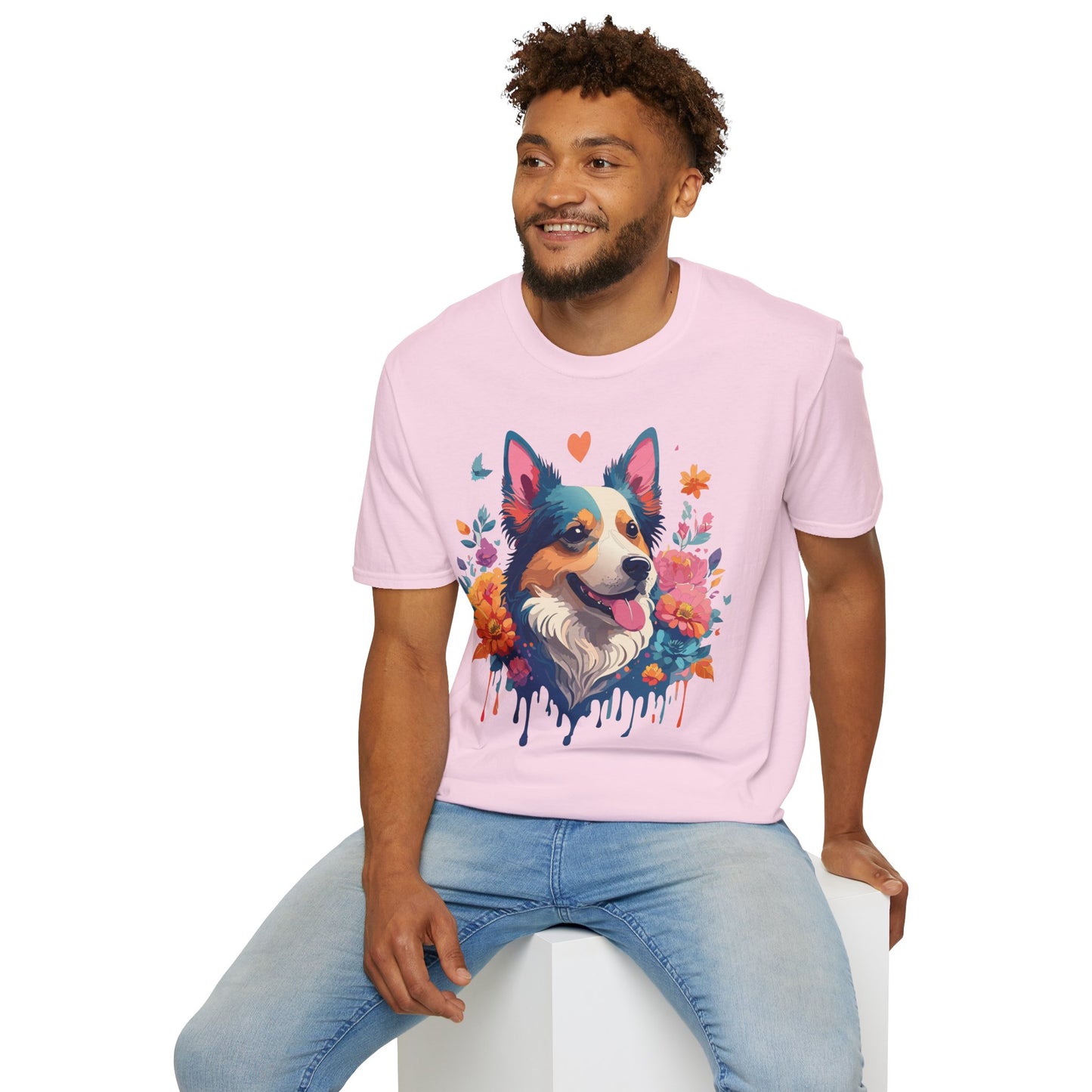 Dog Shirt, Shirt with Dog, Animal Tee, Shirt with Animals