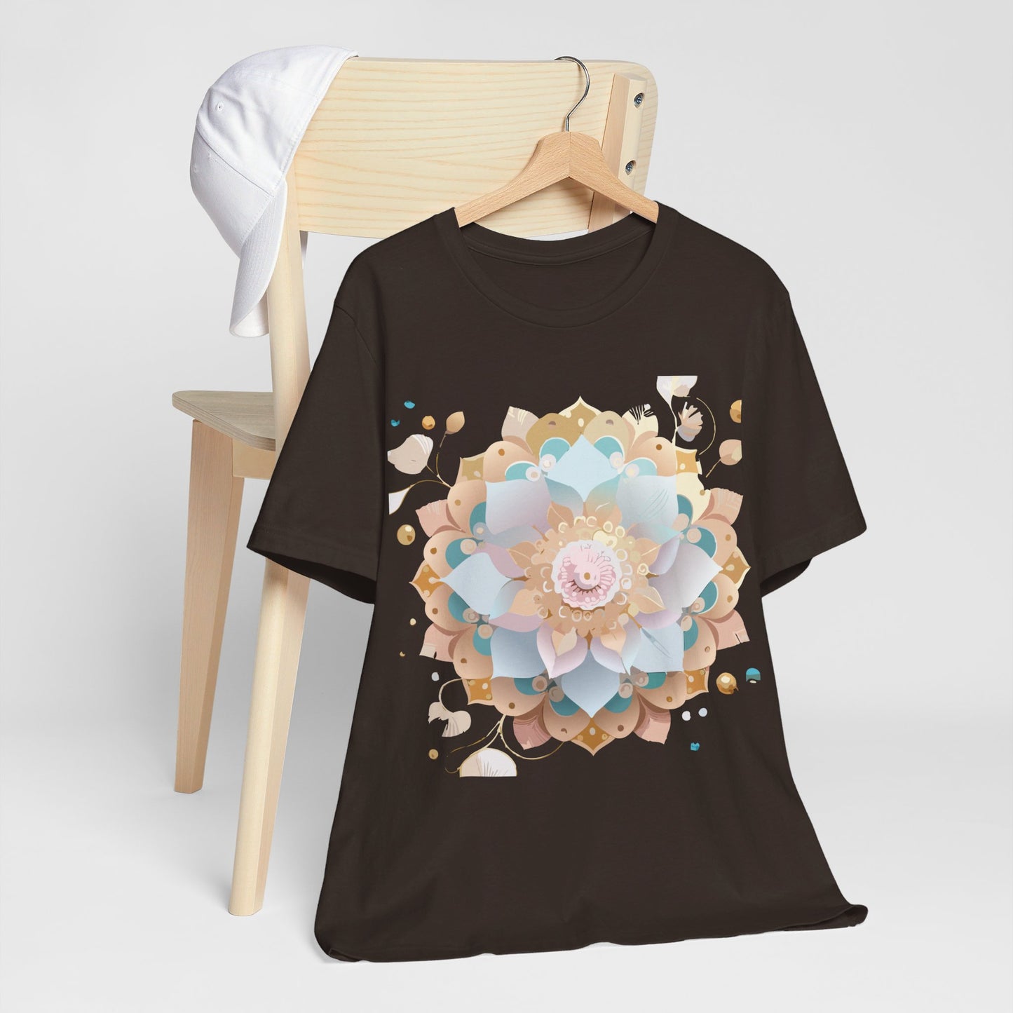Natural Cotton Tee Shirt - Medallion Collection Printify