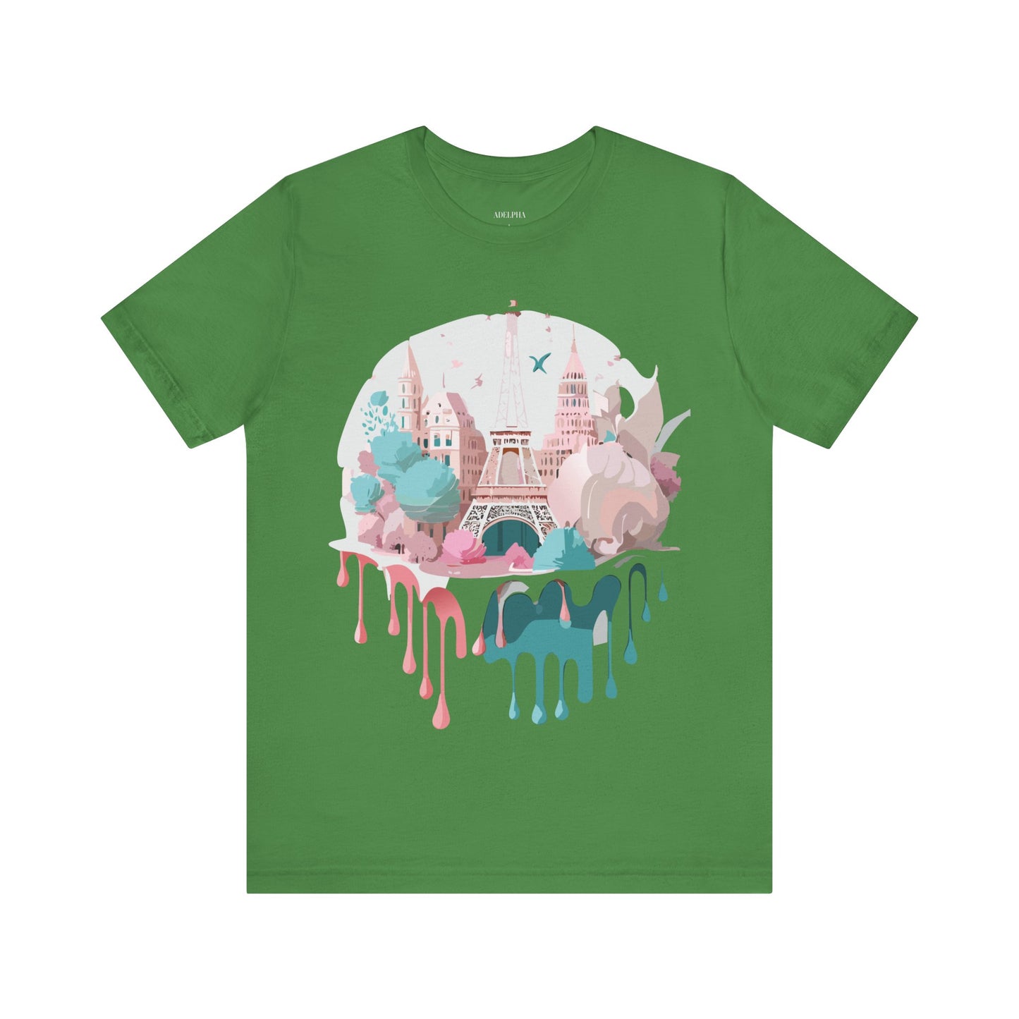 Natural Cotton Tee Shirt - Beautiful Places Collection - Paris Printify