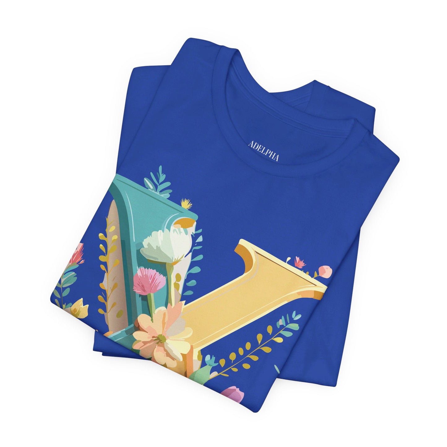Natural Cotton Tee Shirt - Letters Collection - X Printify