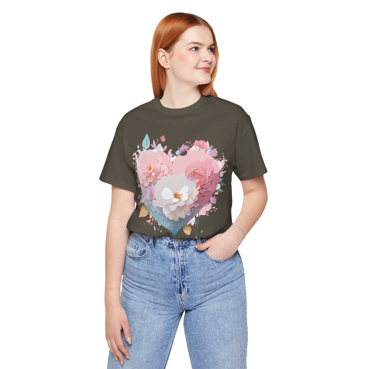 Natural Cotton Tee Shirt - Love Story Collection Printify