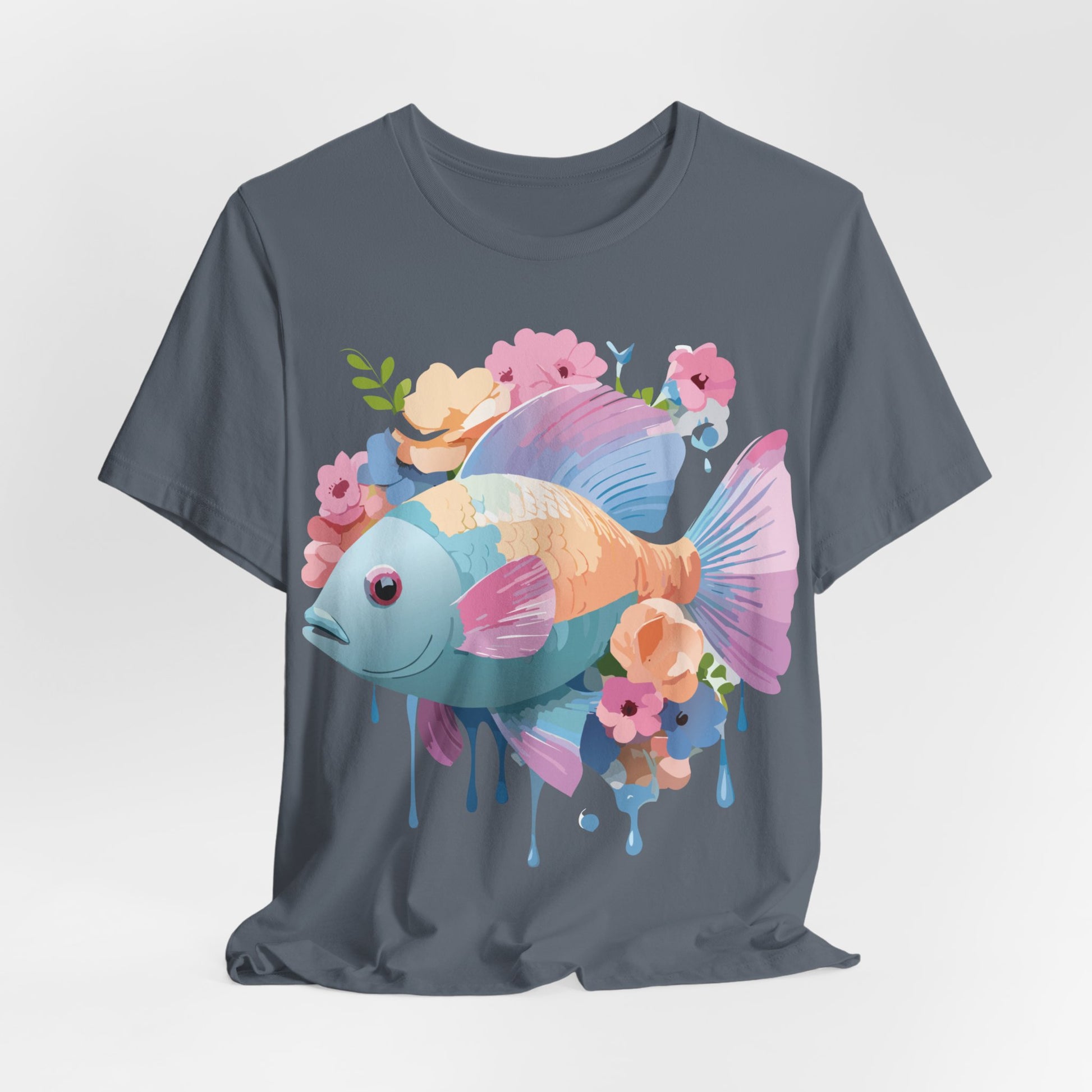 Shirt with Animals | Fish Printify