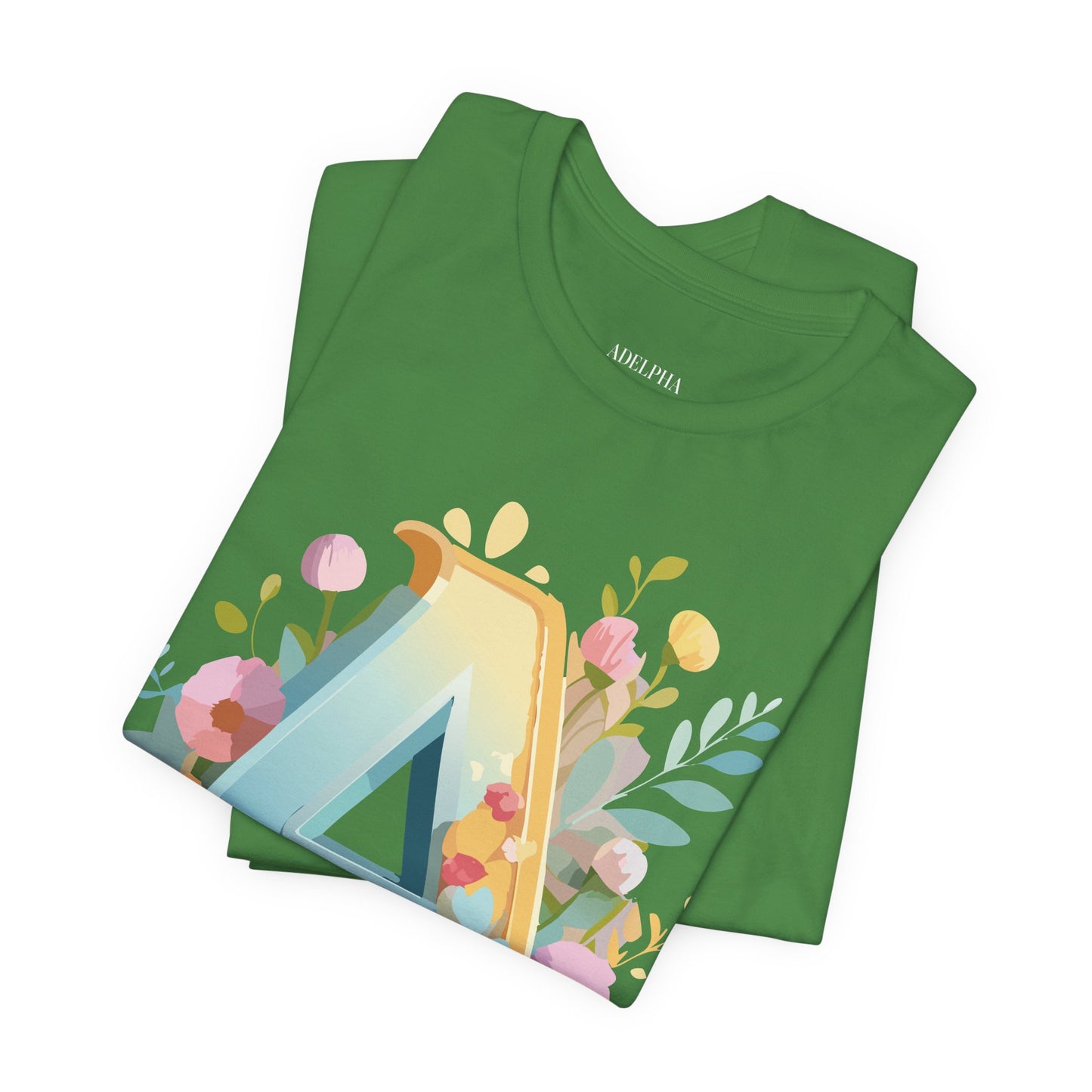 Natural Cotton Tee Shirt - Letters Collection - A Printify