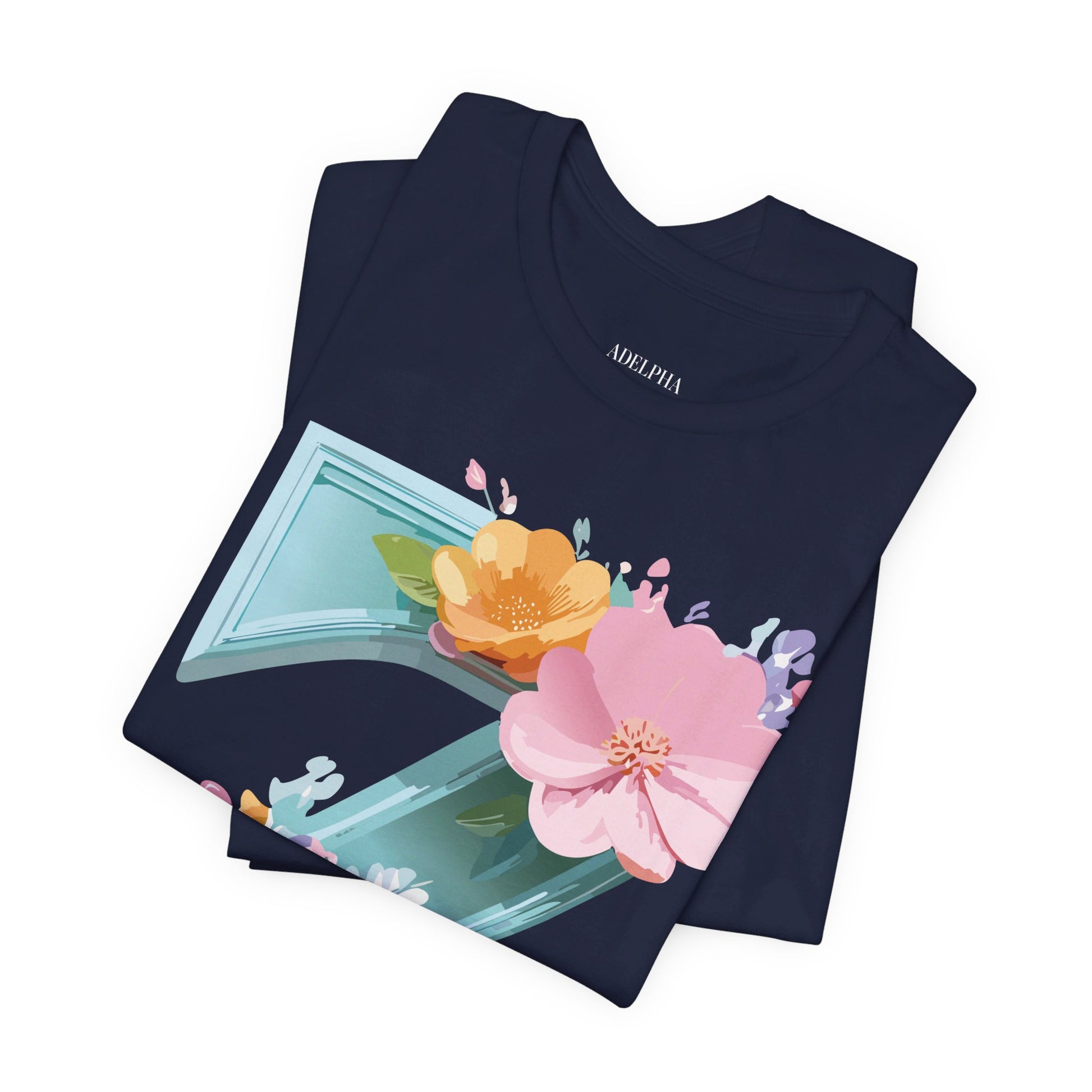 Natural Cotton Tee Shirt - Letters Collection - Z Printify