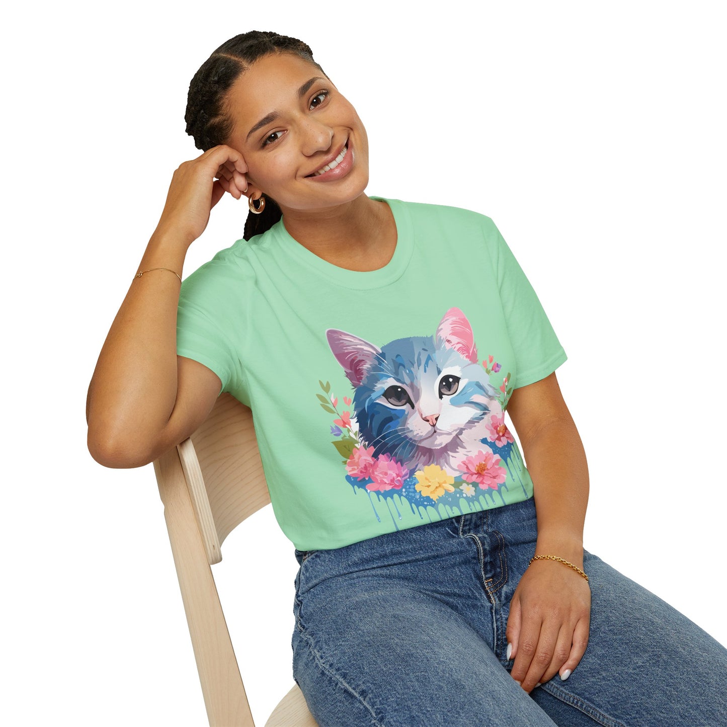 Cat Shirt, Shirt with Cat, Cats Tee, Kitten Tee
