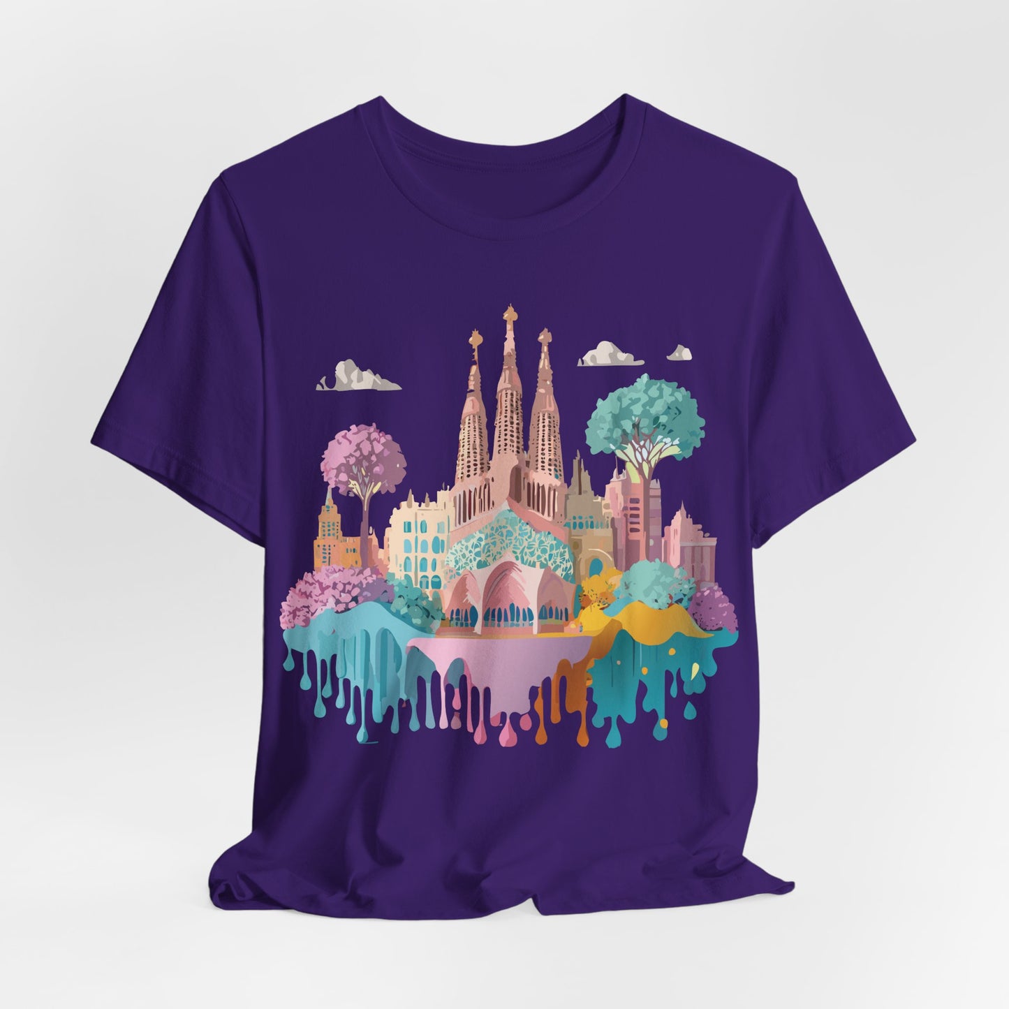 Tourist Shirt, Shirt with Barcelona - ADELPHA