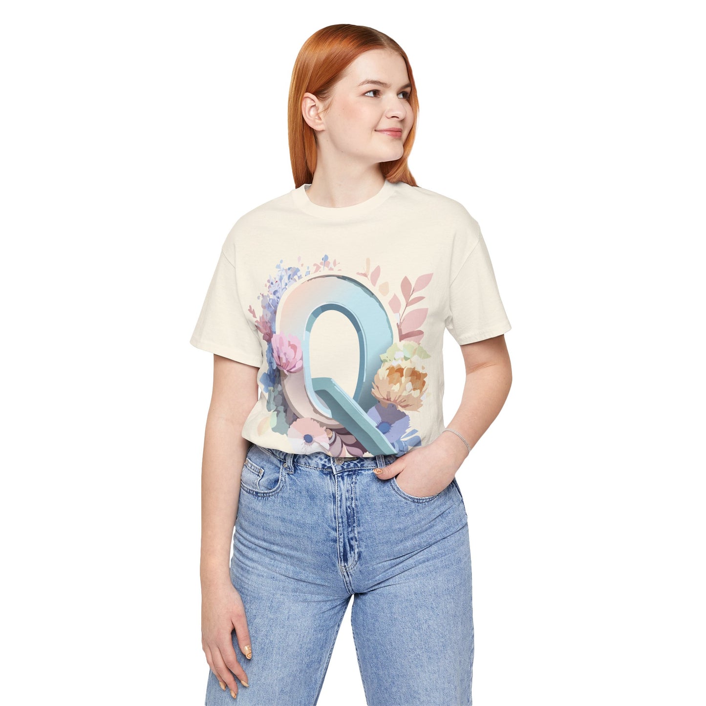 Letter Shirt, Letter Q Shirt - ADELPHA