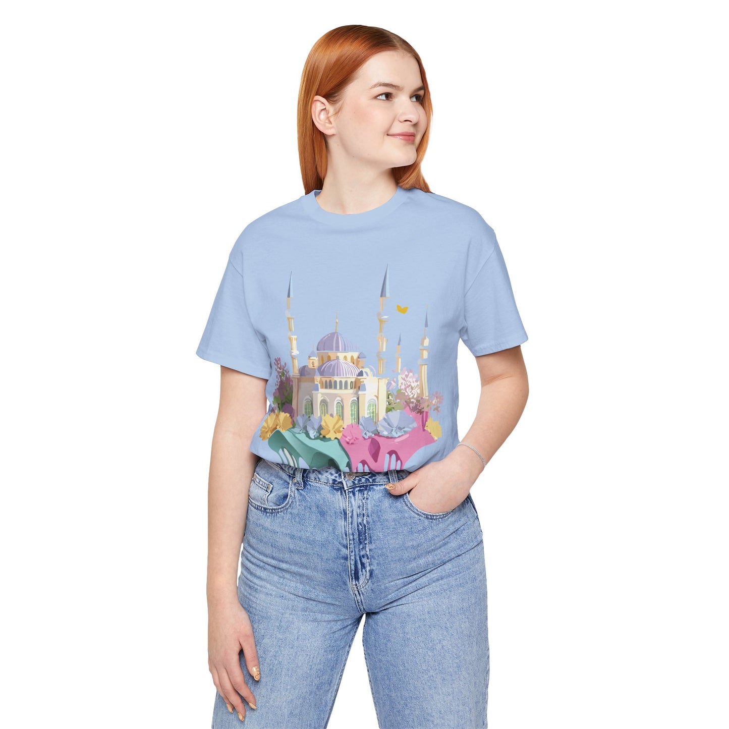 Natural Cotton Tee Shirt - Istanbul, Turkey Printify