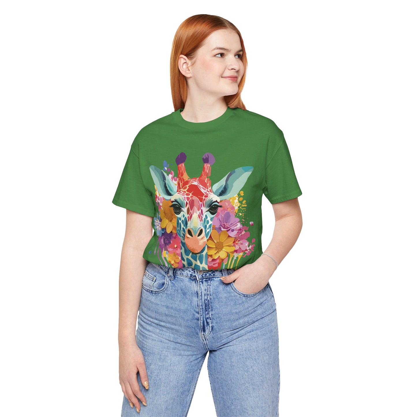 Shirt with Animals | Giraffe Printify