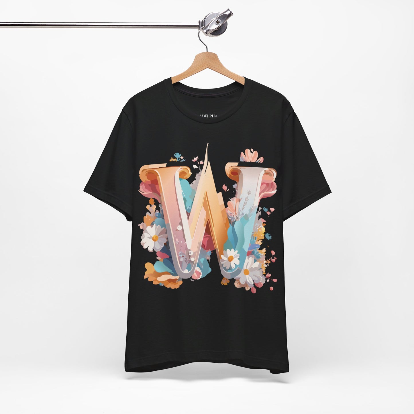 Natural Cotton Tee Shirt - Letters Collection - W Printify