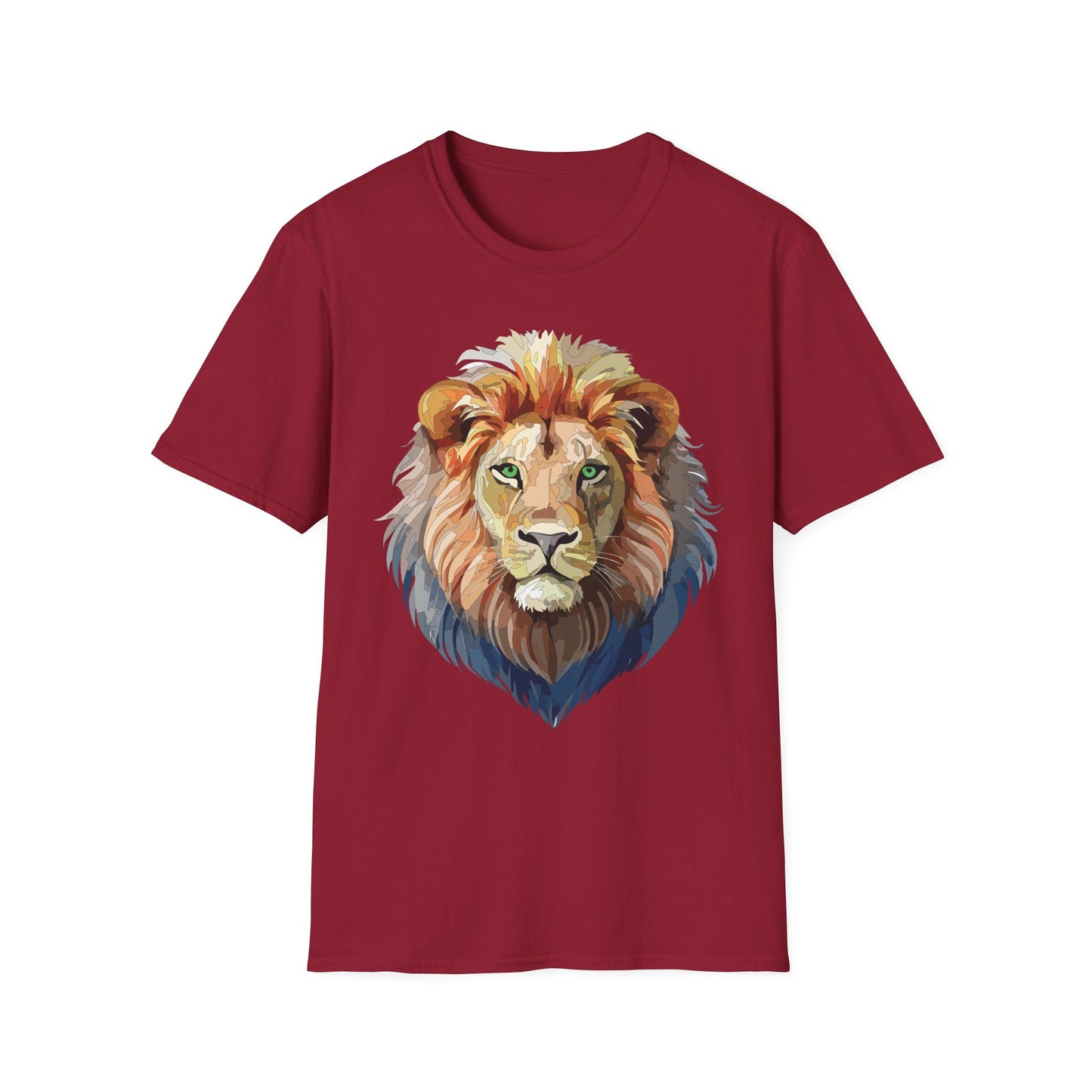 Lion Shirt, Shirt with Lion, Floral Lion Tee, Shirt with Animals