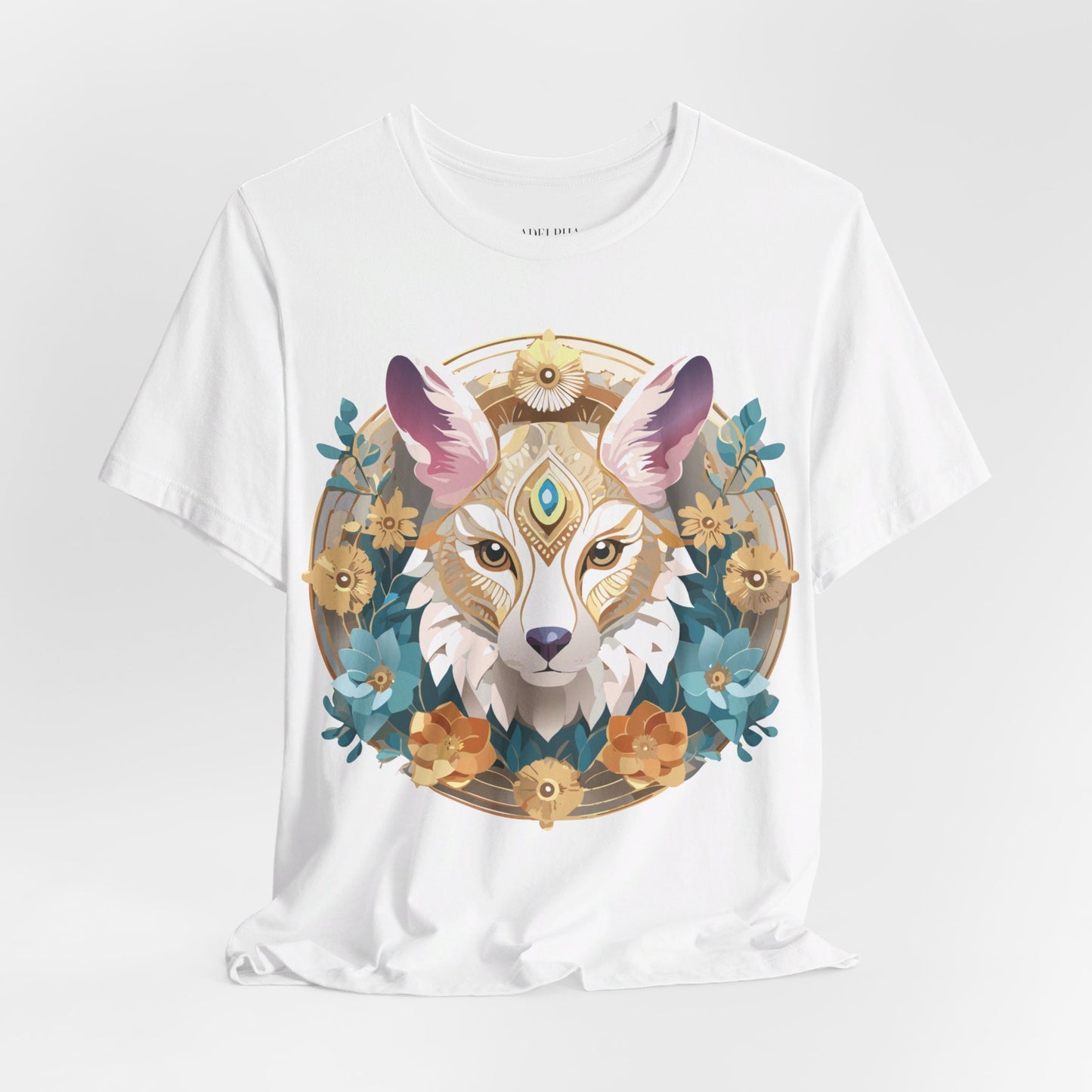 Natural Cotton Tee Shirt - Medallion Collection Printify