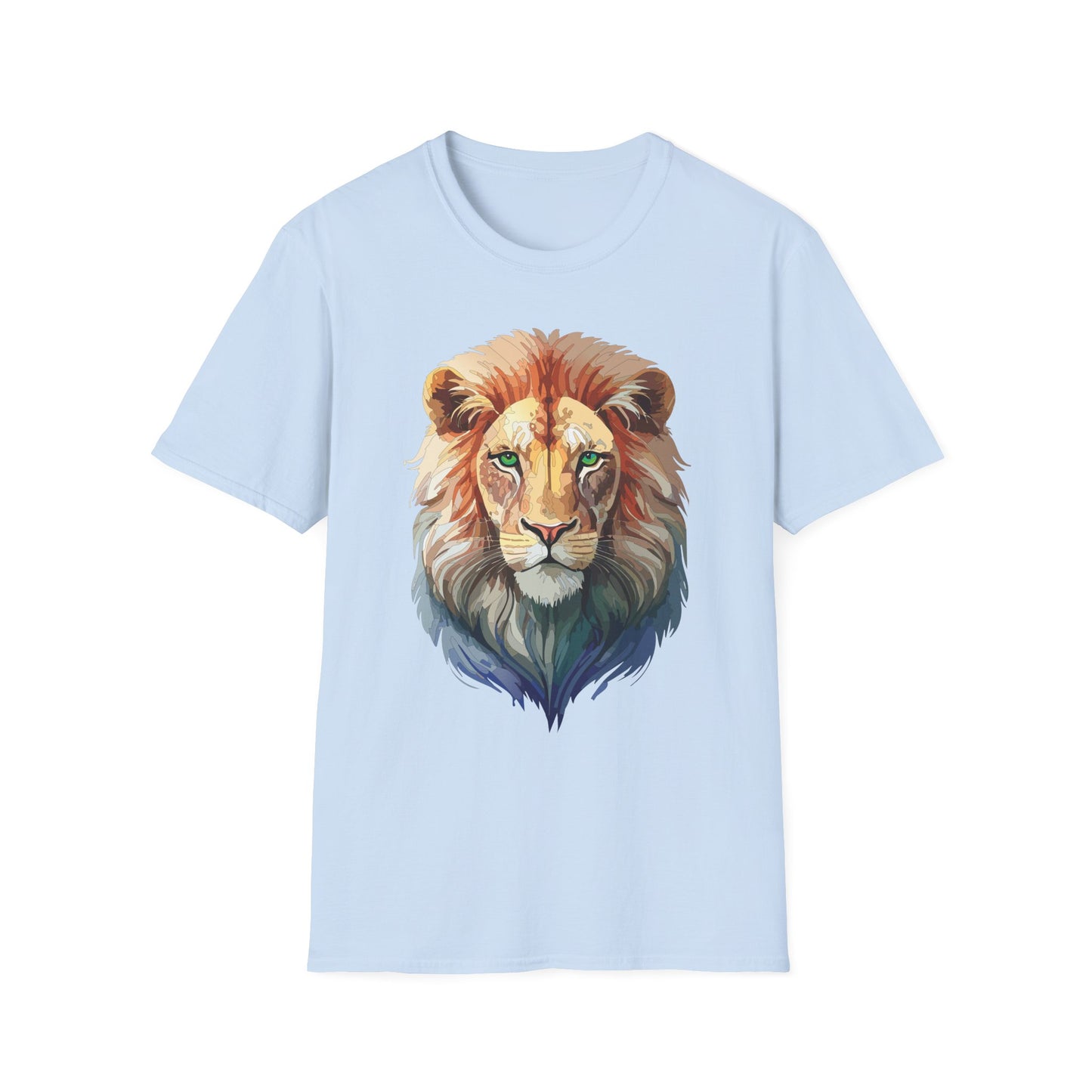 Lion Shirt, Shirt with Lion, Floral Lion Tee, Shirt with Animals