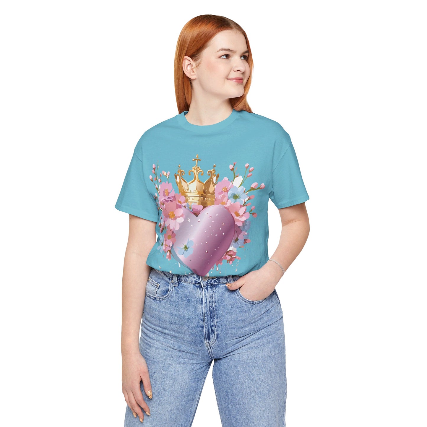 Natural Cotton Tee Shirt - Love story Collection Printify