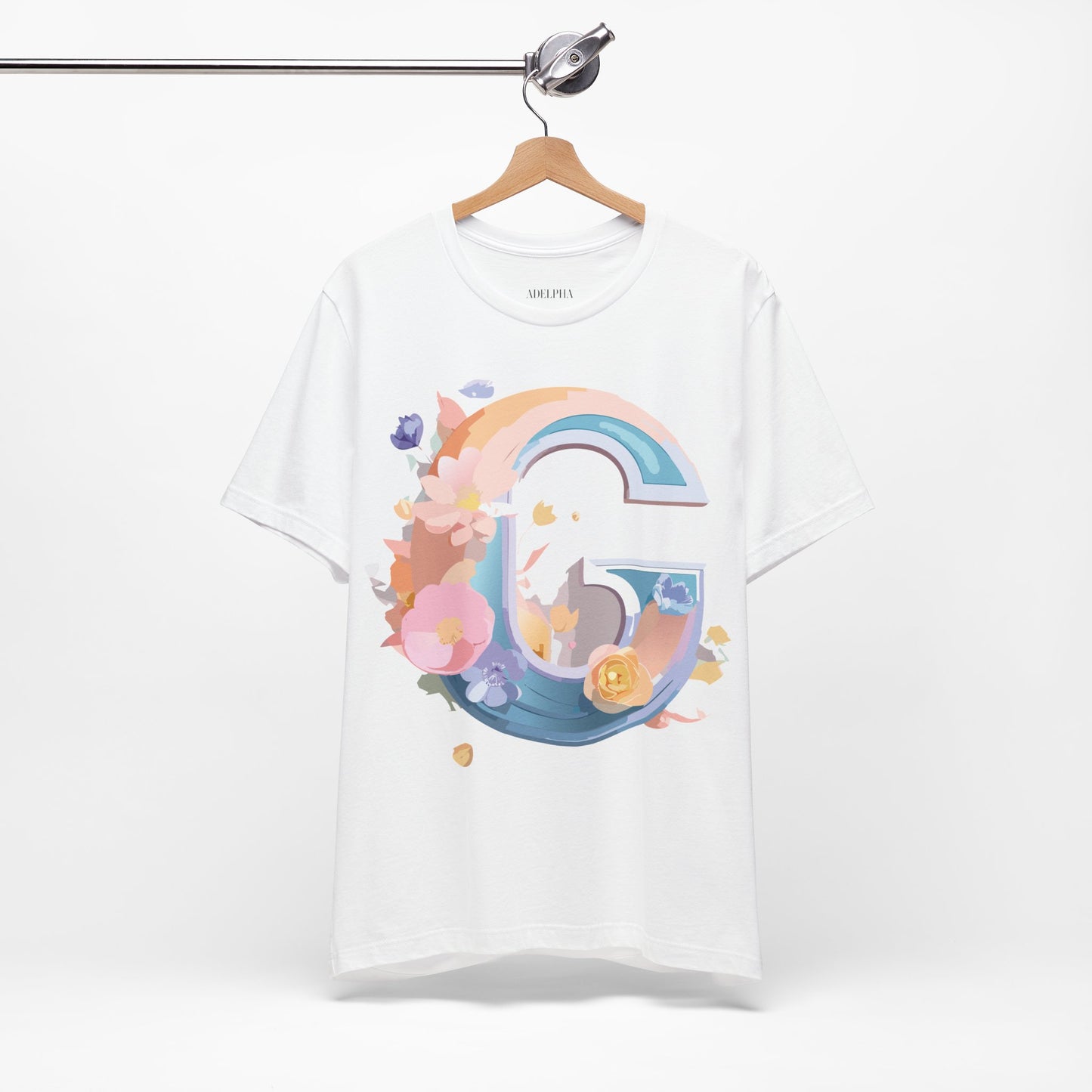 Natural Cotton Tee Shirt - Letters Collection - G Printify