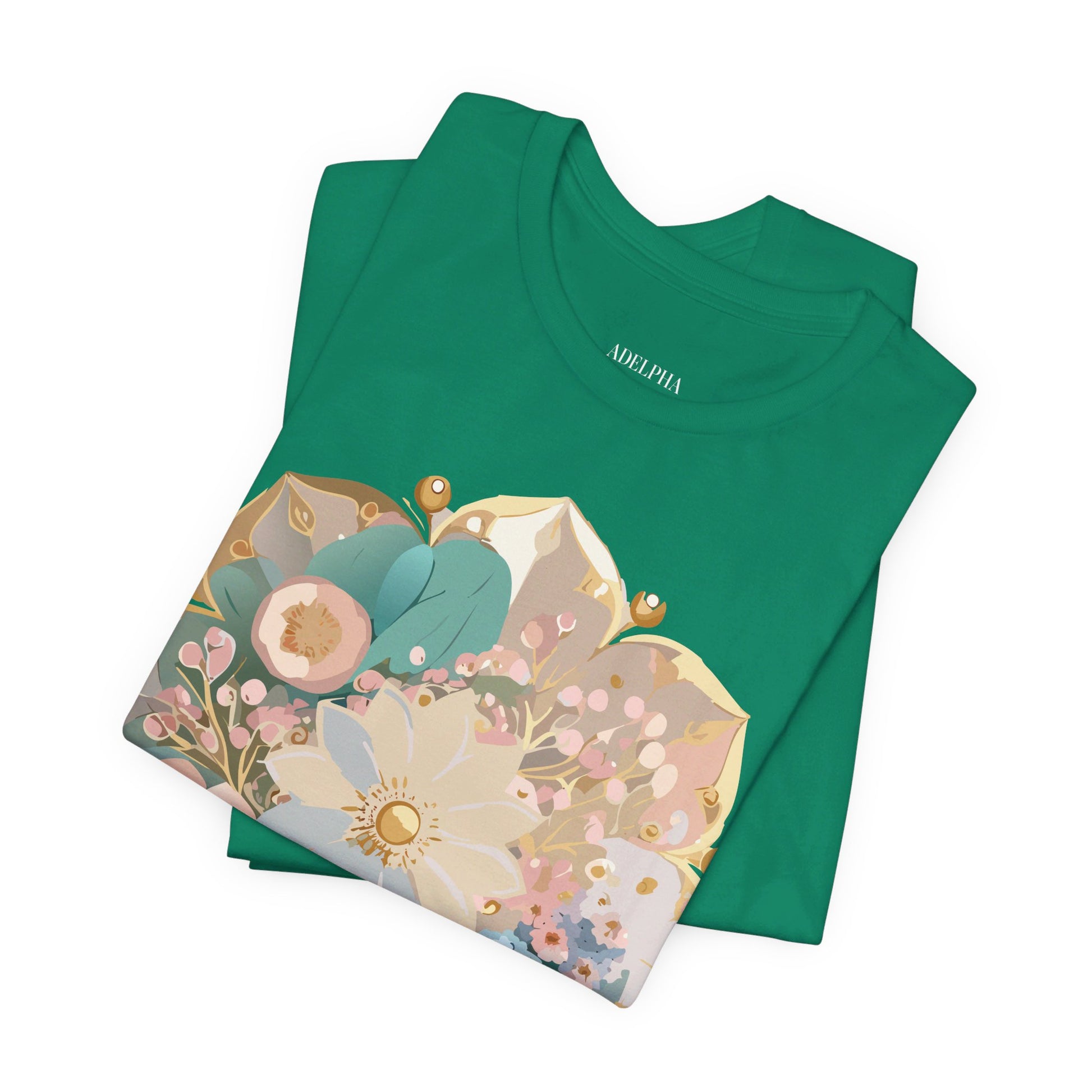 Natural Cotton Tee Shirt - Medallion Collection Printify