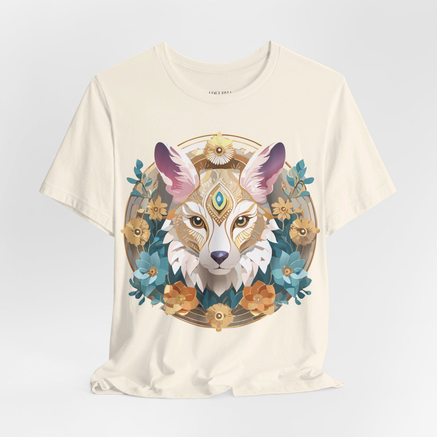 Natural Cotton Tee Shirt - Medallion Collection Printify