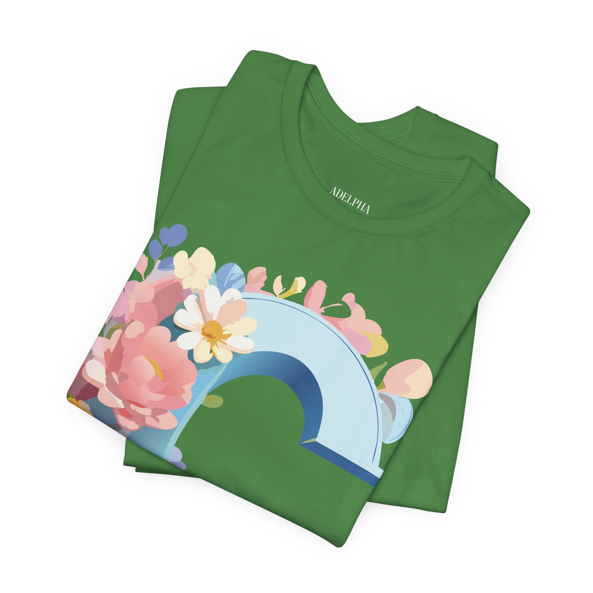 Natural Cotton Tee Shirt - Letters Collection - C Printify