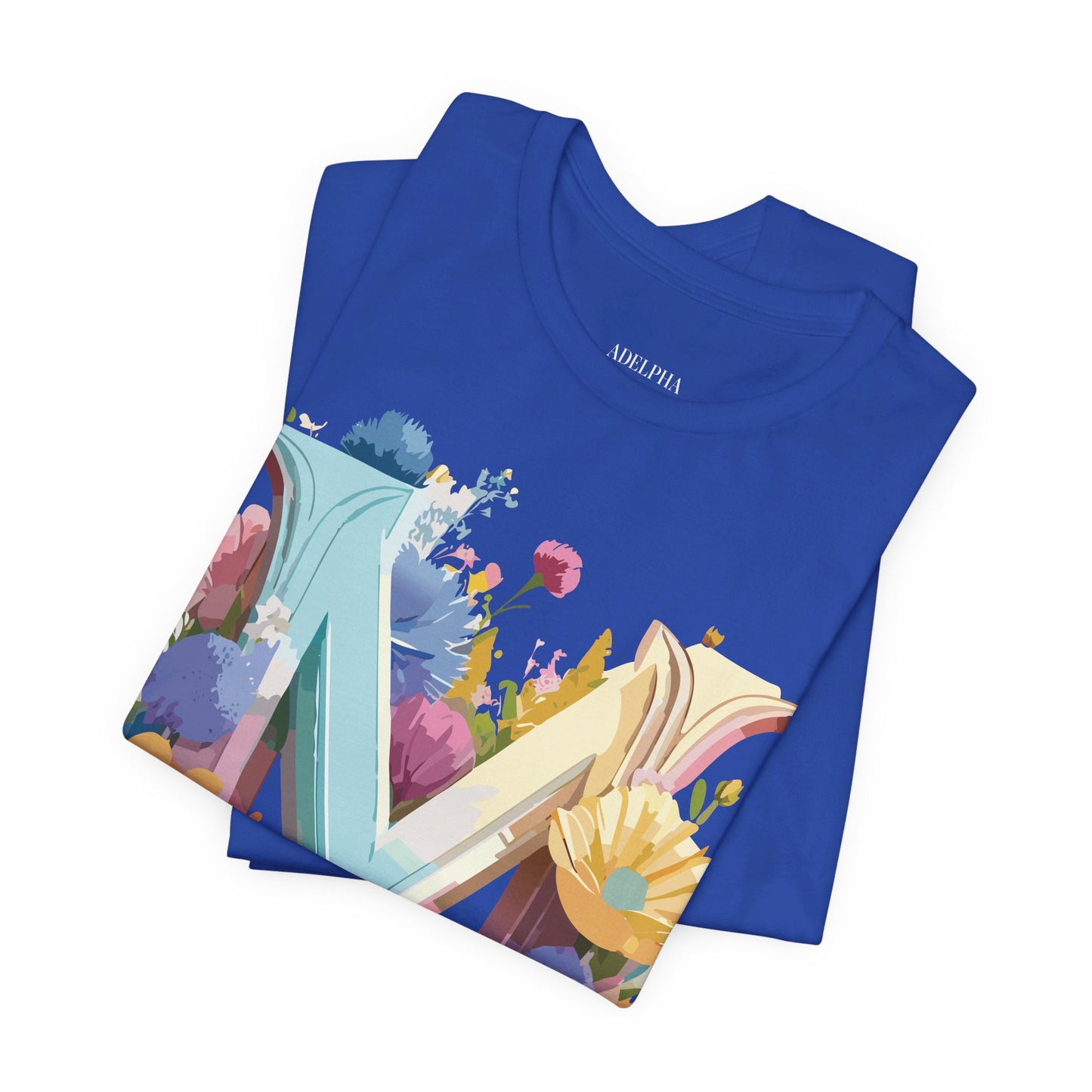 Natural Cotton Tee Shirt - Letters Collection - M Printify