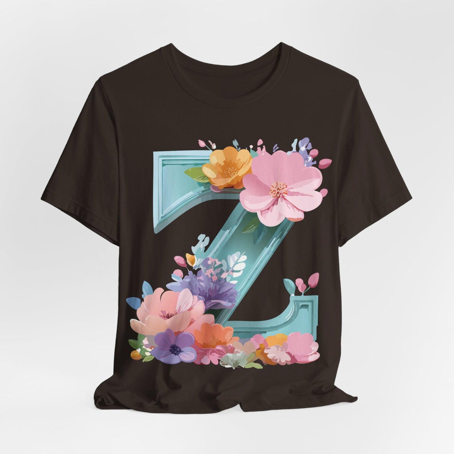 Natural Cotton Tee Shirt - Letters Collection - Z Printify