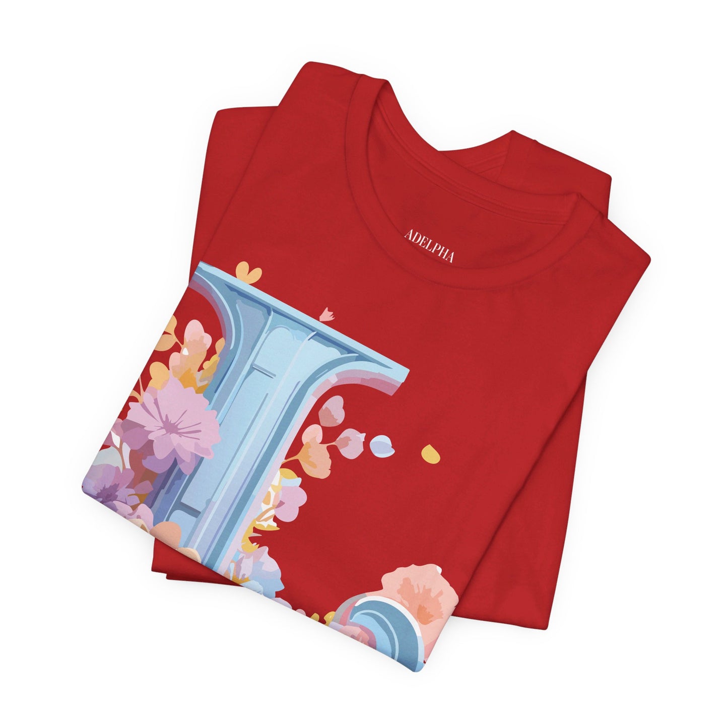 Natural Cotton Tee Shirt - Letters Collection - L Printify