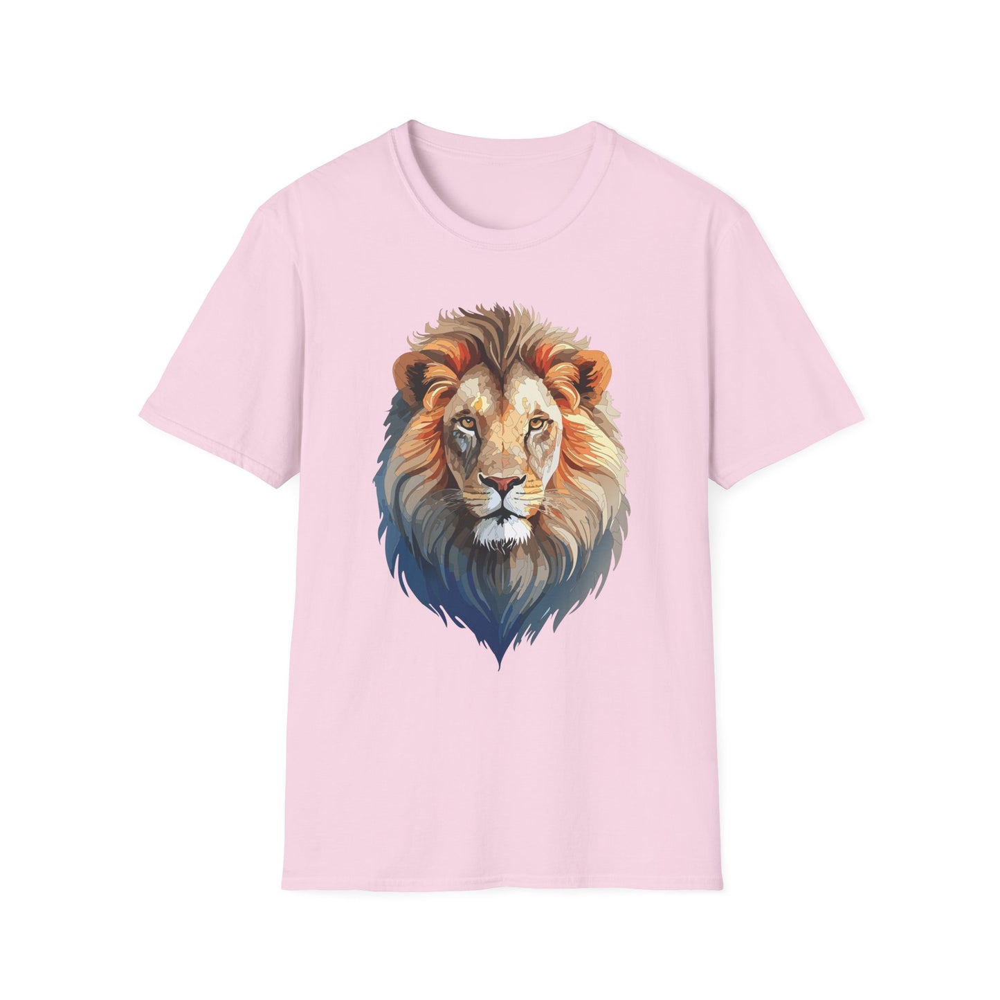 Lion Shirt, Shirt with Lion, Floral Lion Tee, Shirt with Animals