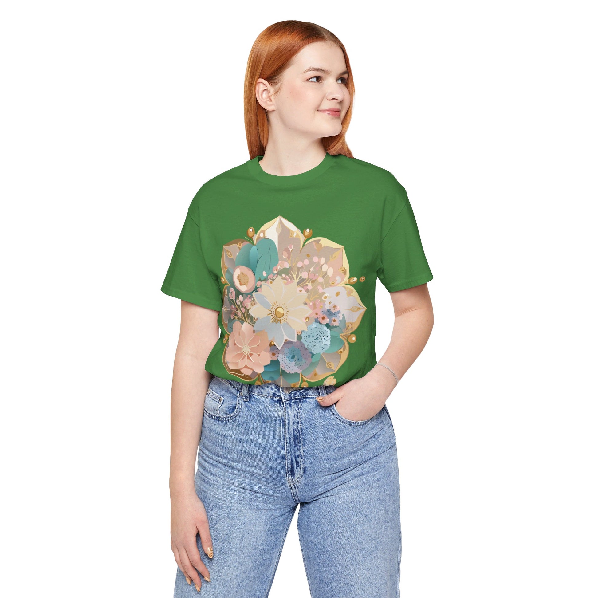 Natural Cotton Tee Shirt - Medallion Collection Printify