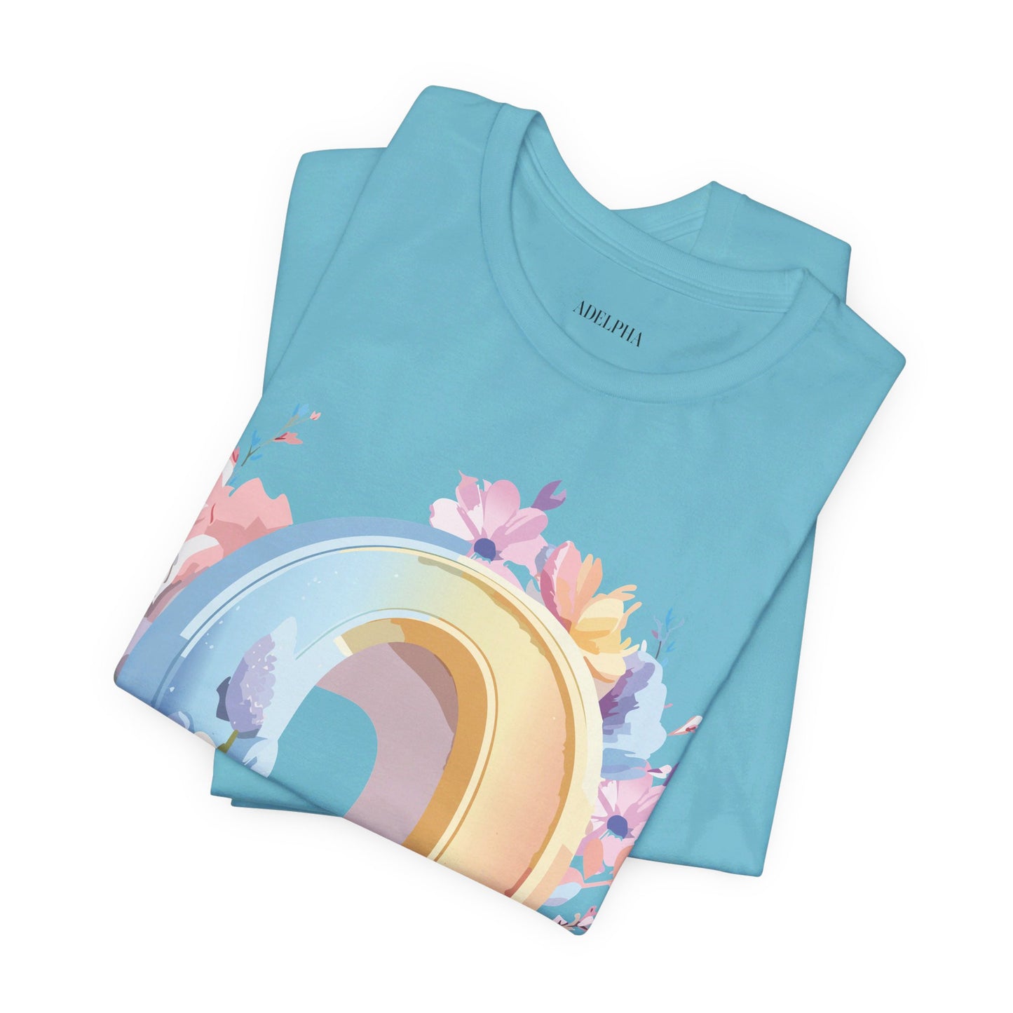 Natural Cotton Tee Shirt - Letters Collection - O Printify