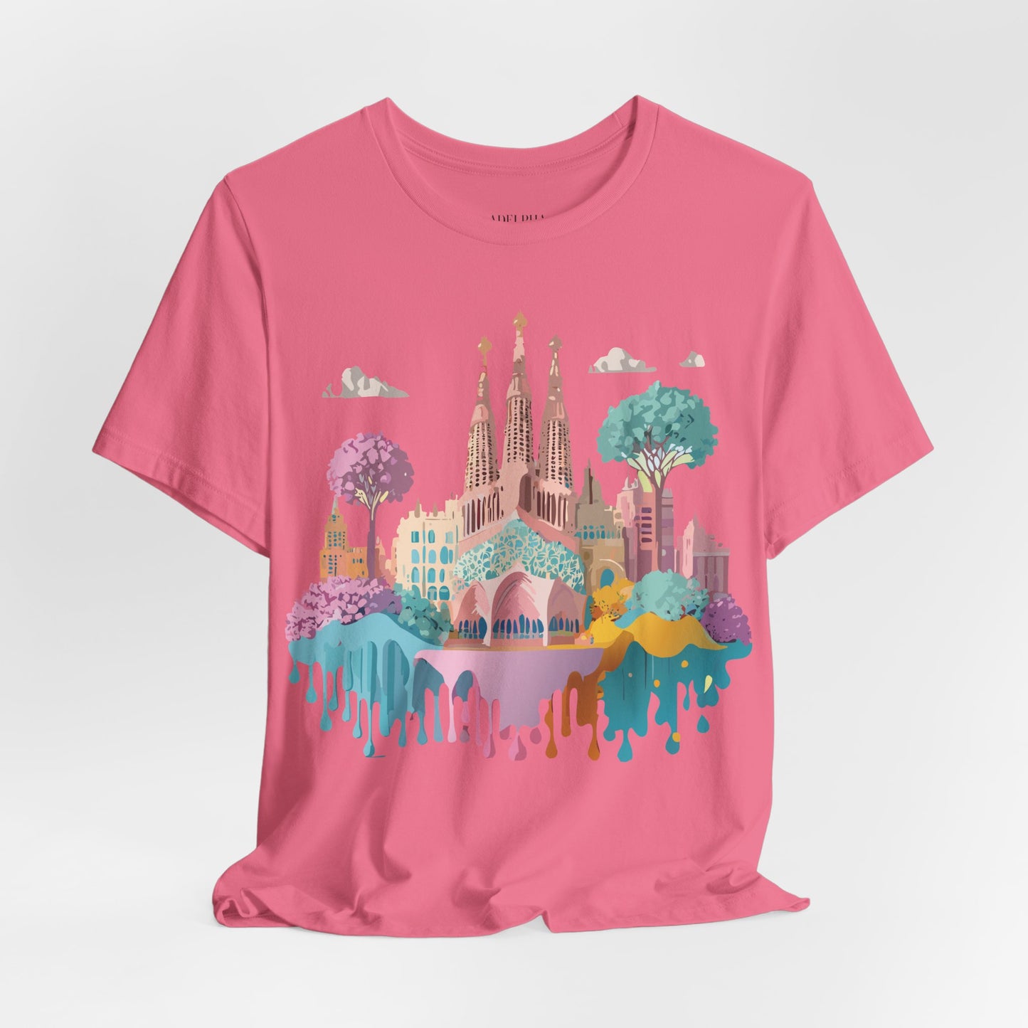 Tourist Shirt, Shirt with Barcelona - ADELPHA
