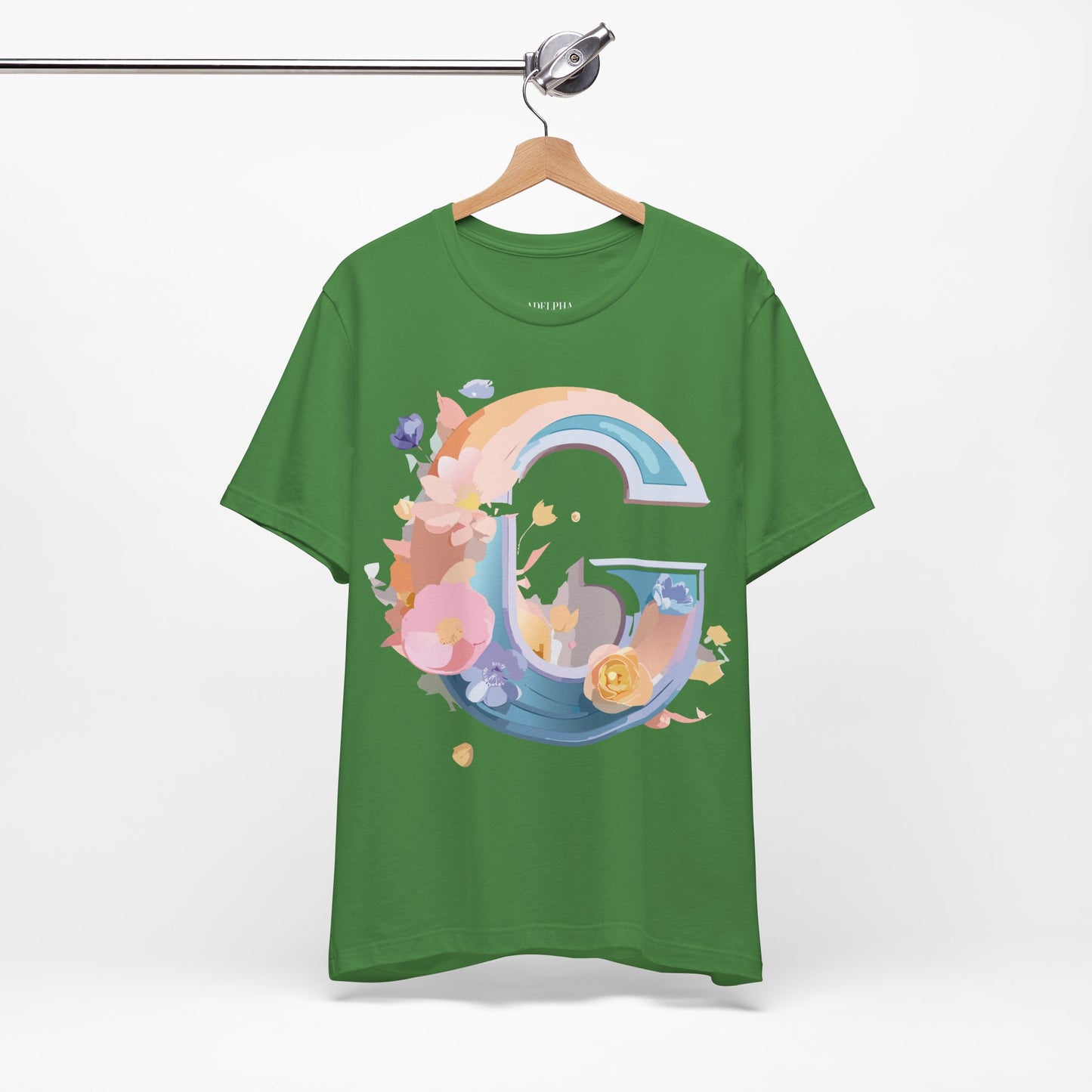 Natural Cotton Tee Shirt - Letters Collection - G Printify