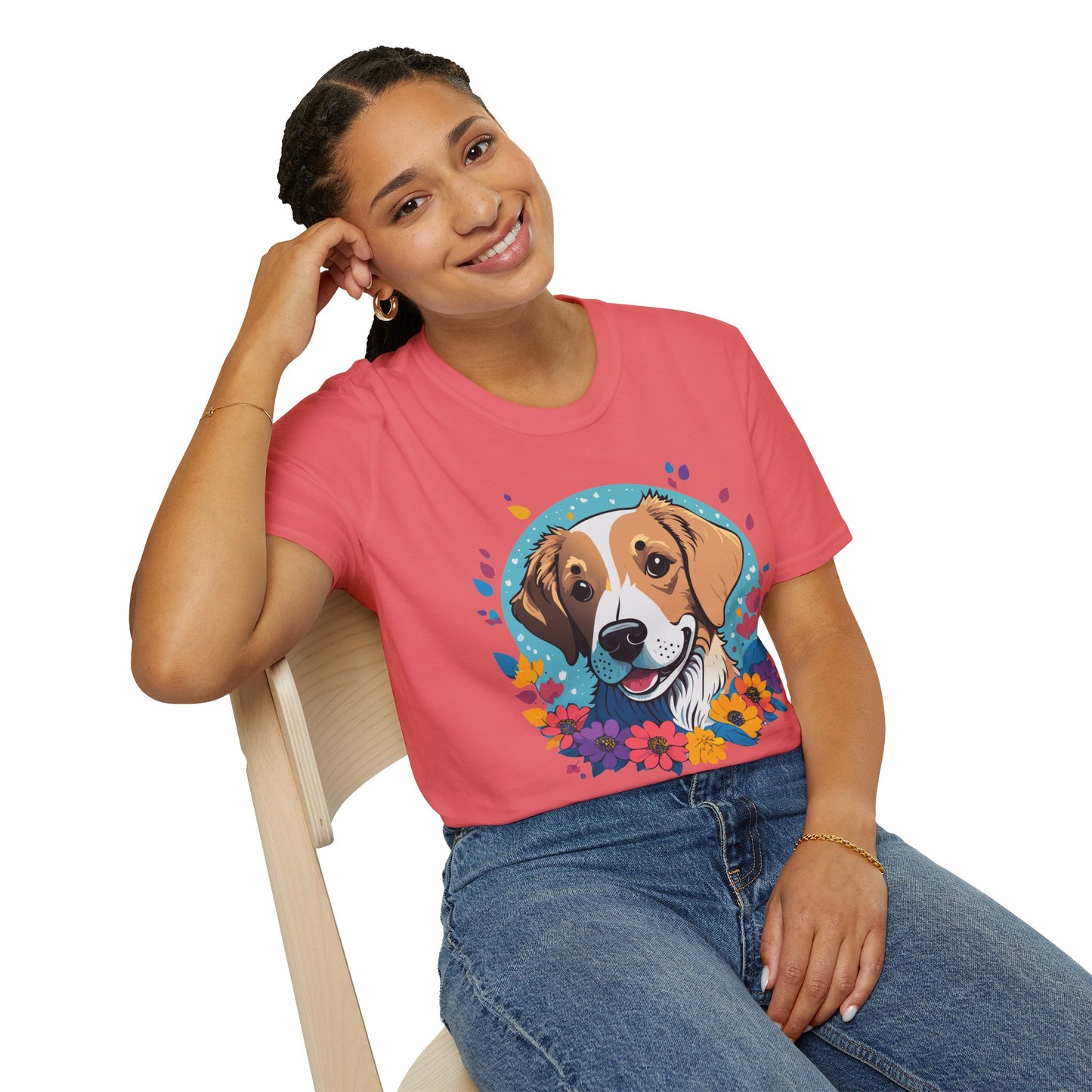 Dog Shirt, Shirt with Dog, Animal Tee, Shirt with Animals