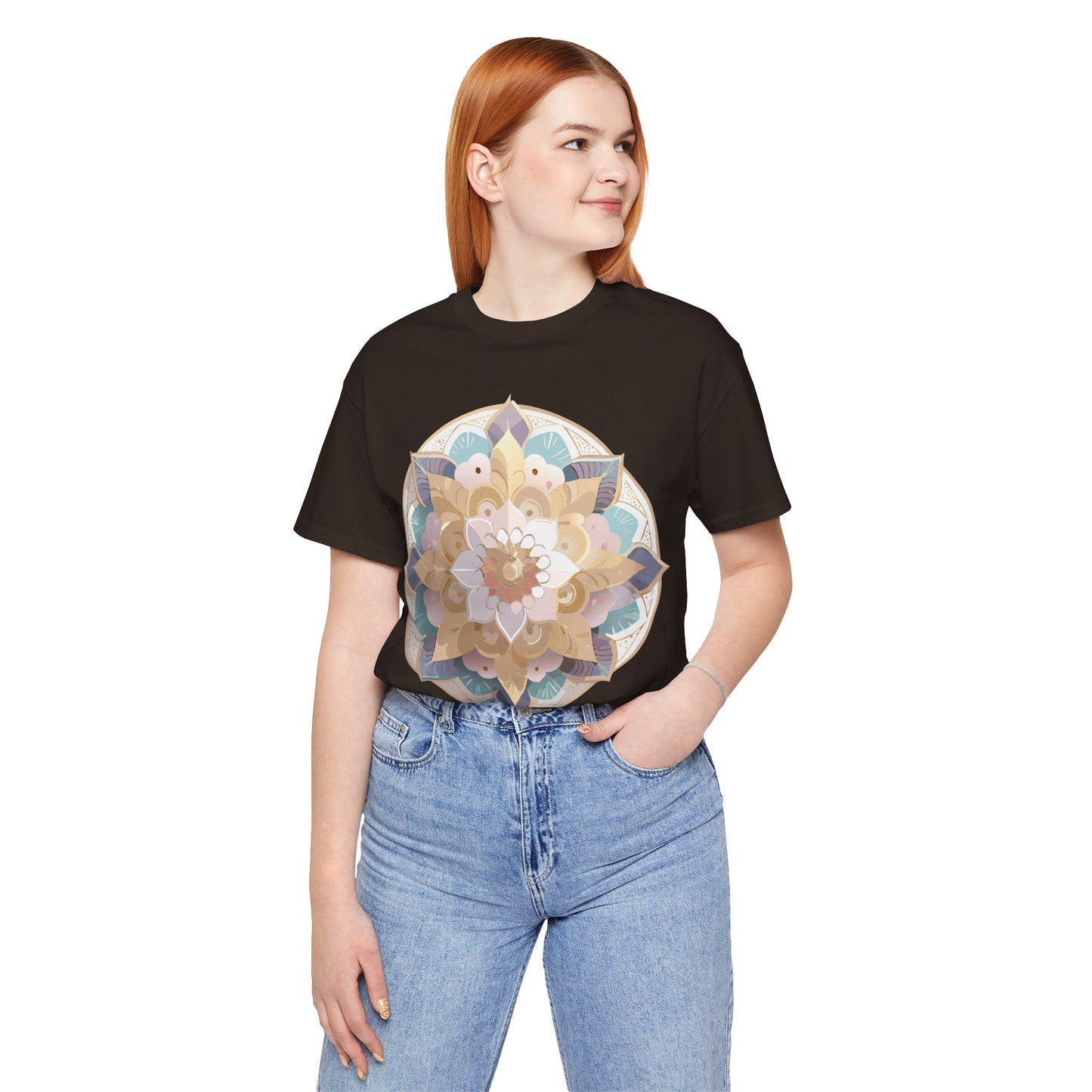 Natural Cotton Tee Shirt - Medallion Collection Printify