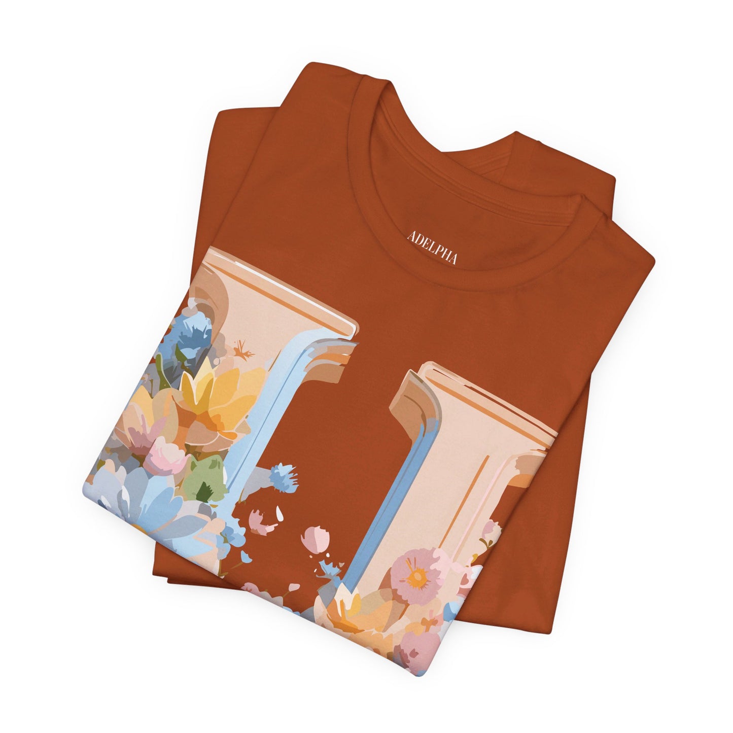 Natural Cotton Tee Shirt - Letters Collection - U Printify