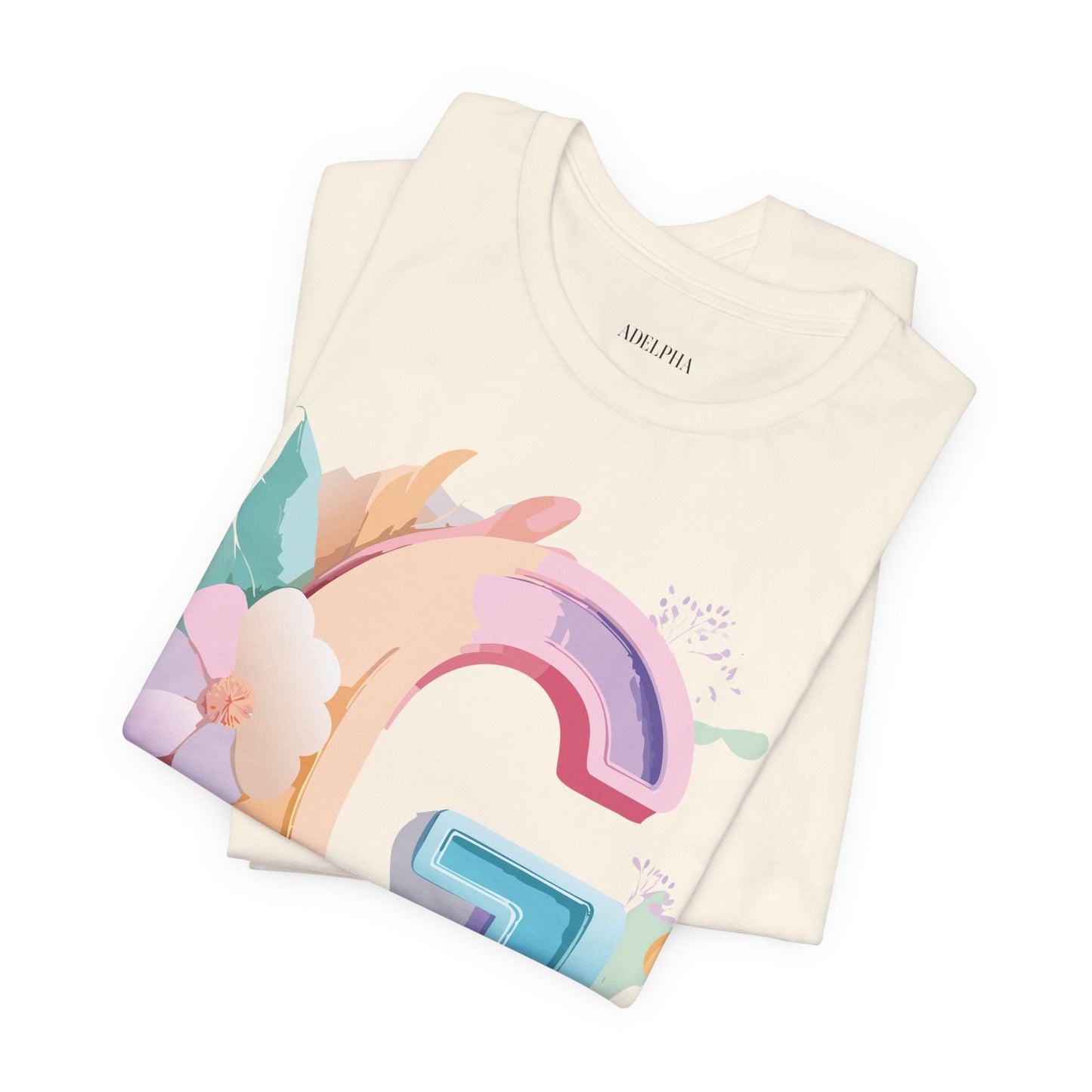 Natural Cotton Tee Shirt - Letters Collection - G Printify