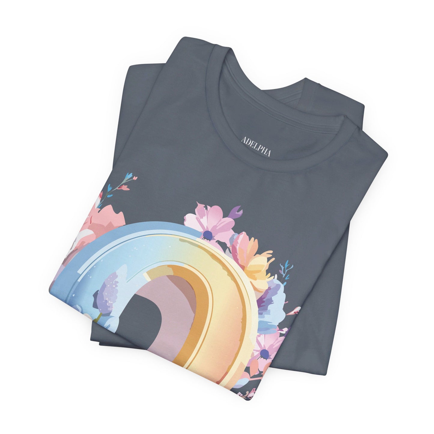 Natural Cotton Tee Shirt - Letters Collection - O Printify