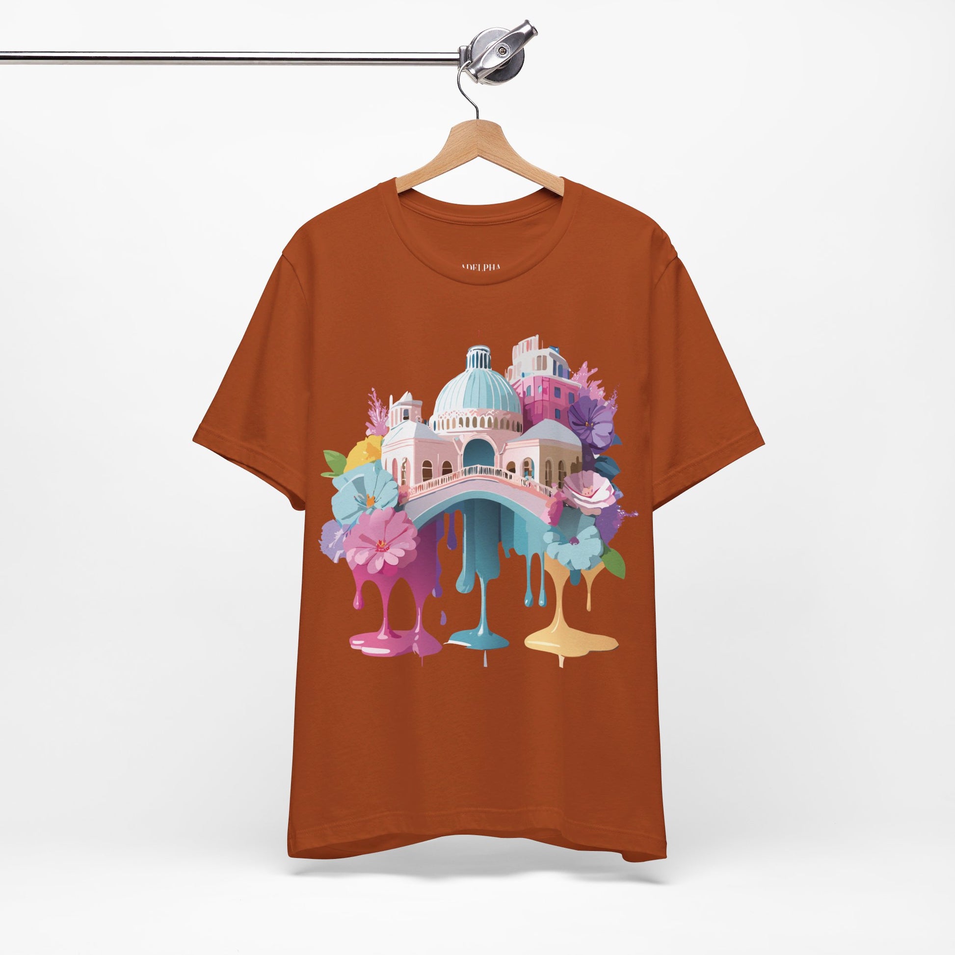 Natural Cotton Tee Shirt - Beautiful Places Collection - Venice Printify