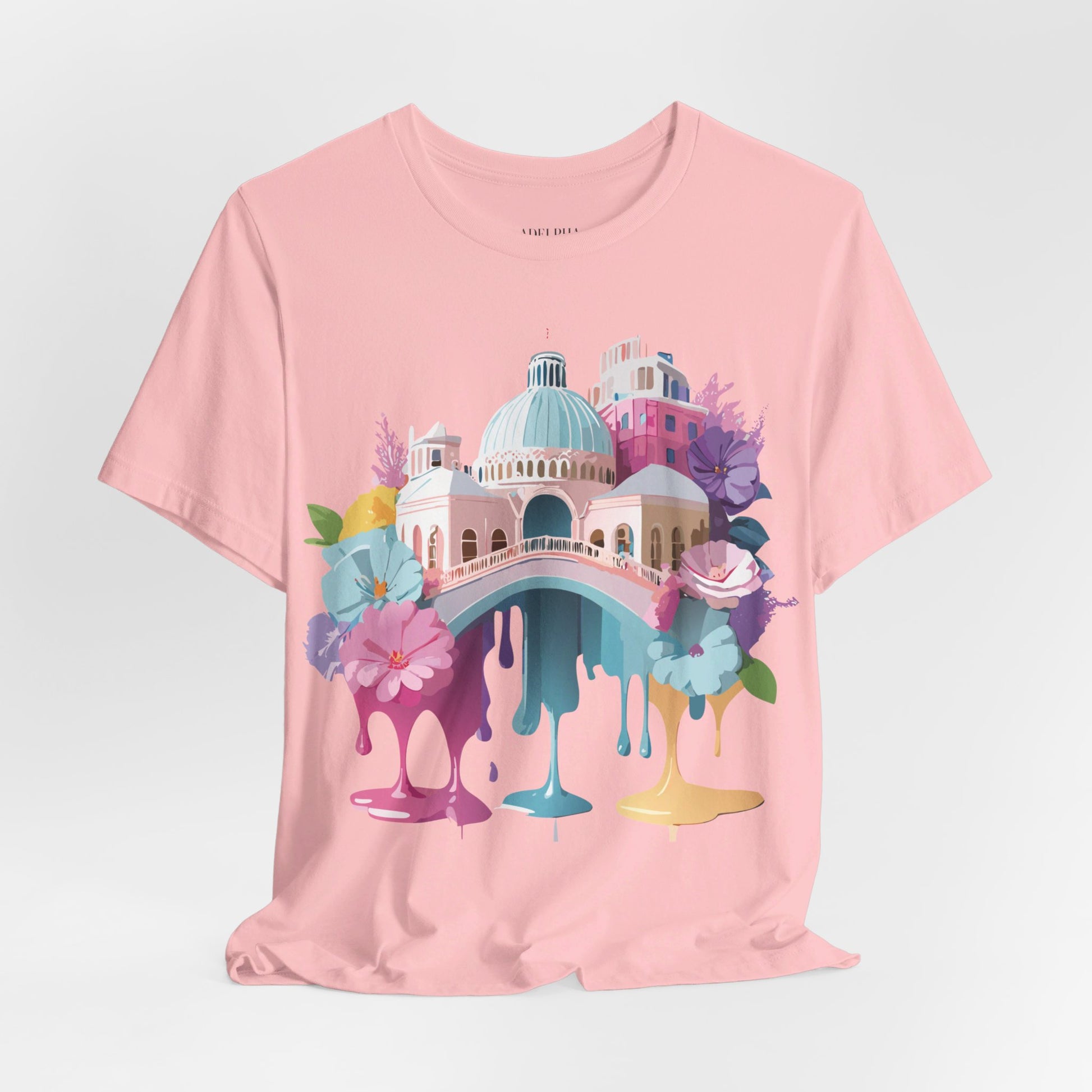 Natural Cotton Tee Shirt - Beautiful Places Collection - Venice Printify