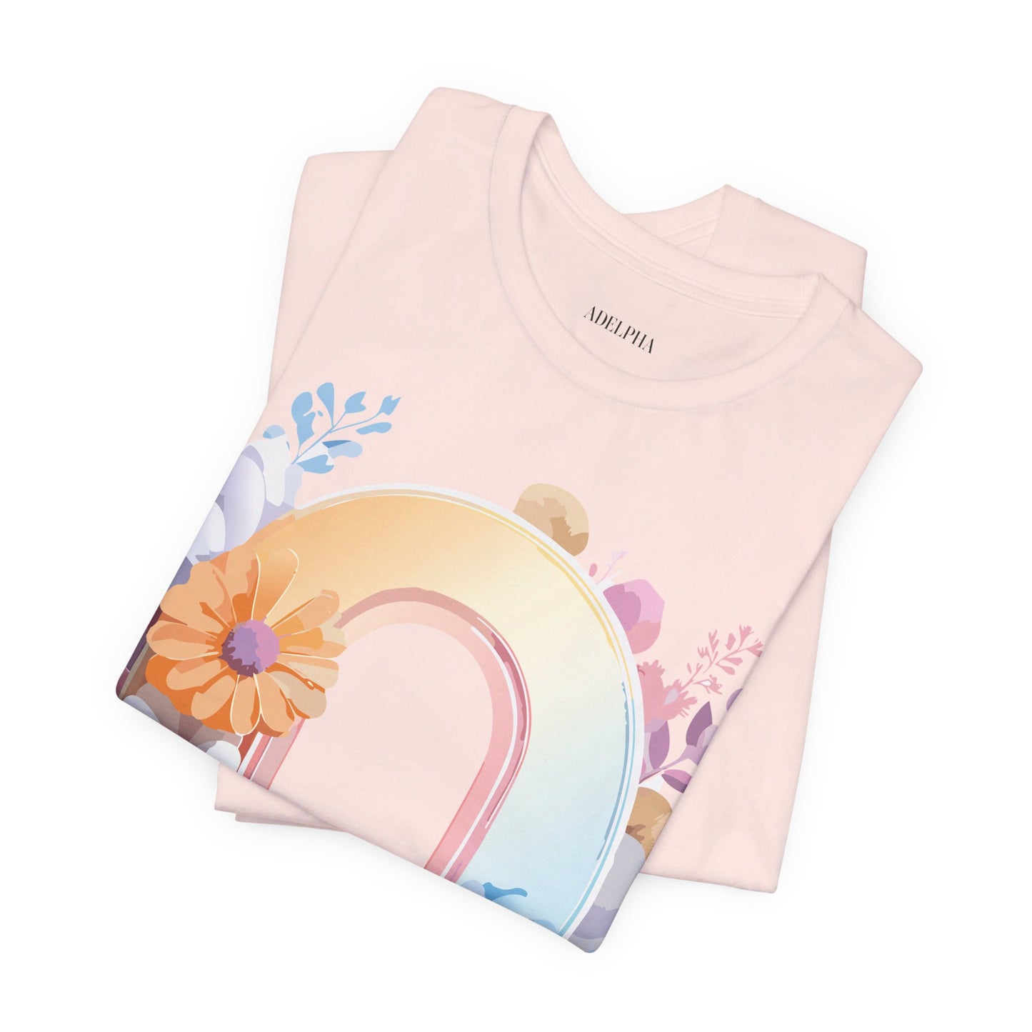 Natural Cotton Tee Shirt - Letters Collection - O Printify