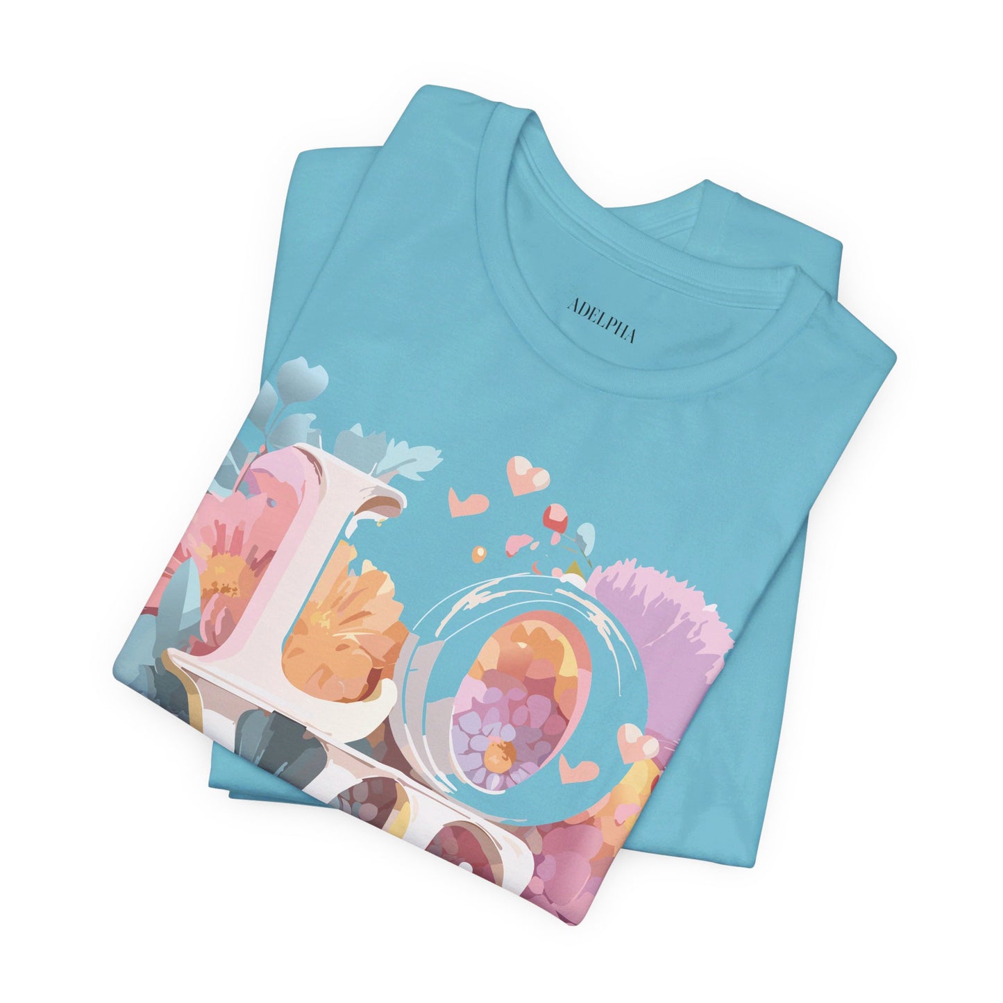 Natural Cotton Tee Shirt - Love story Collection Printify