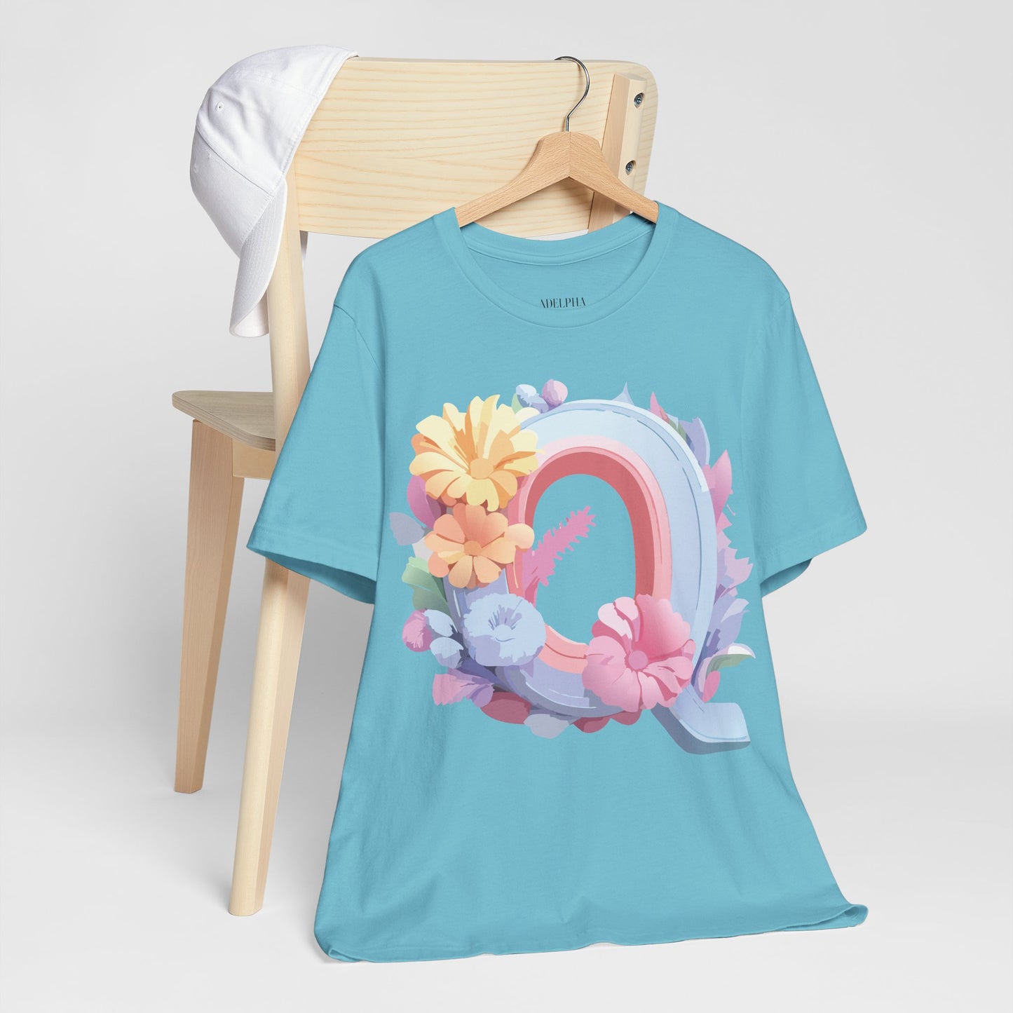 Letter Shirt, Letter Q Shirt - ADELPHA