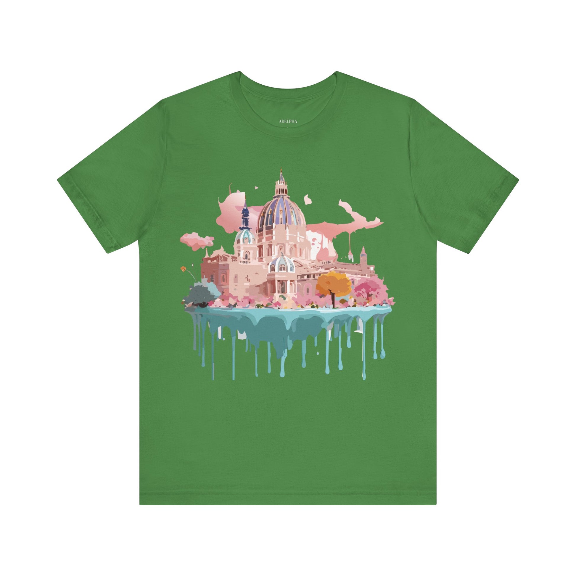 Natural Cotton Tee Shirt - Beautiful Places Collection - Vienna Printify