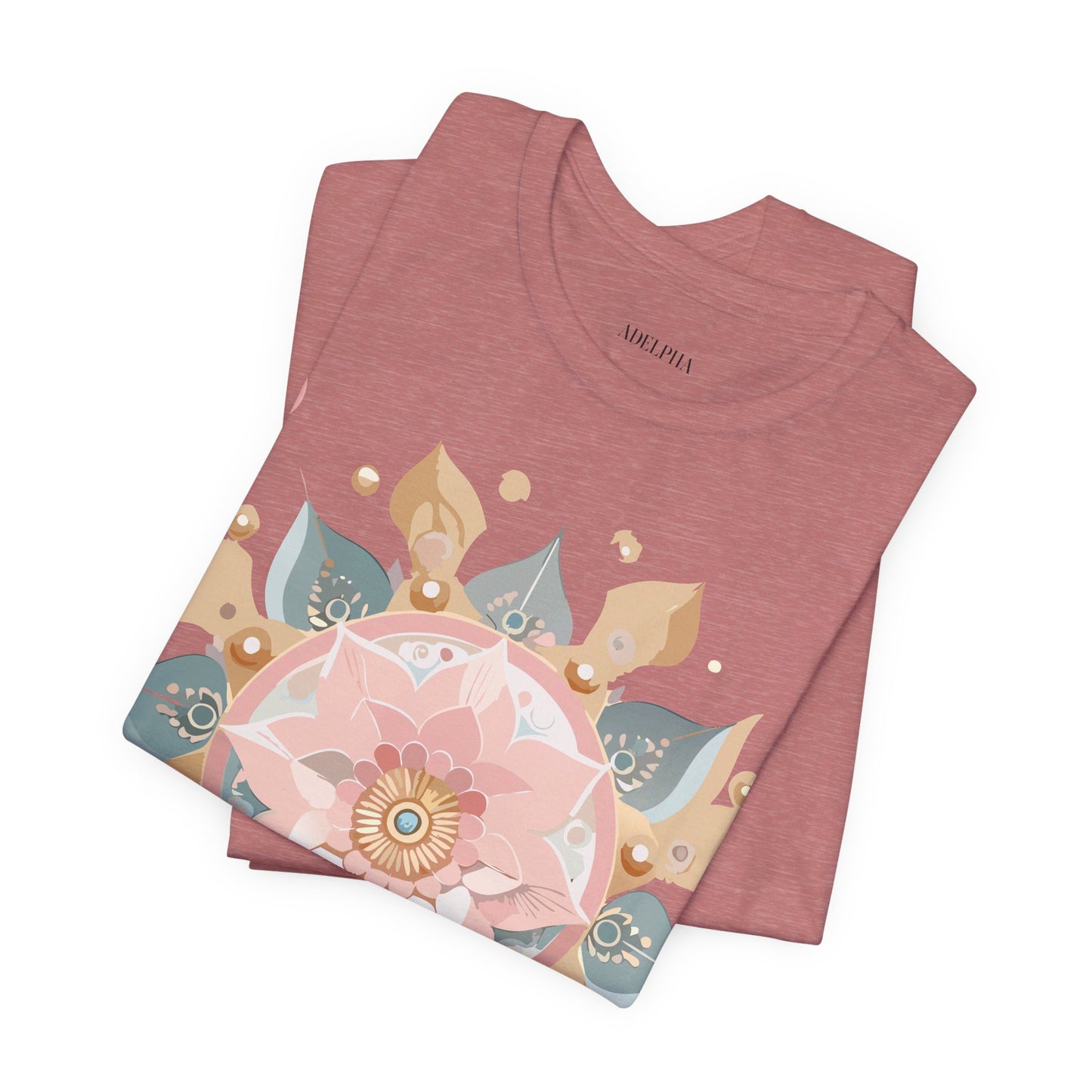 Natural Cotton Tee Shirt - Medallion Collection Printify