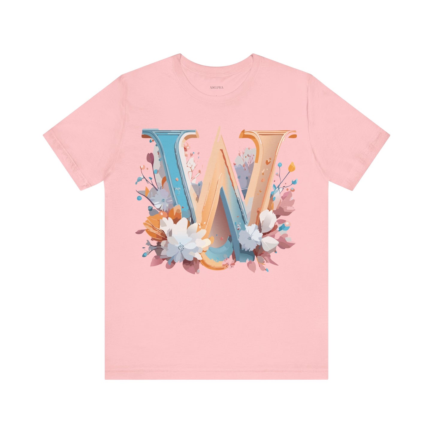 Natural Cotton Tee Shirt - Letters Collection - W Printify