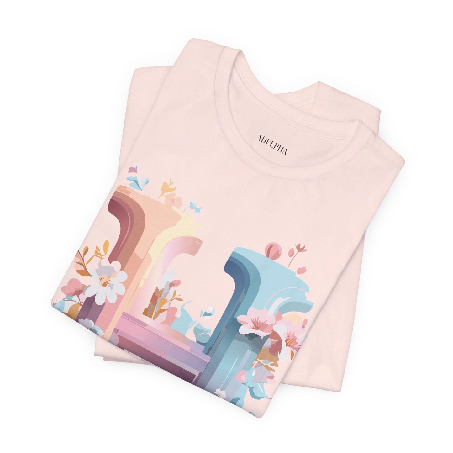 Natural Cotton Tee Shirt - Letters Collection - H Printify