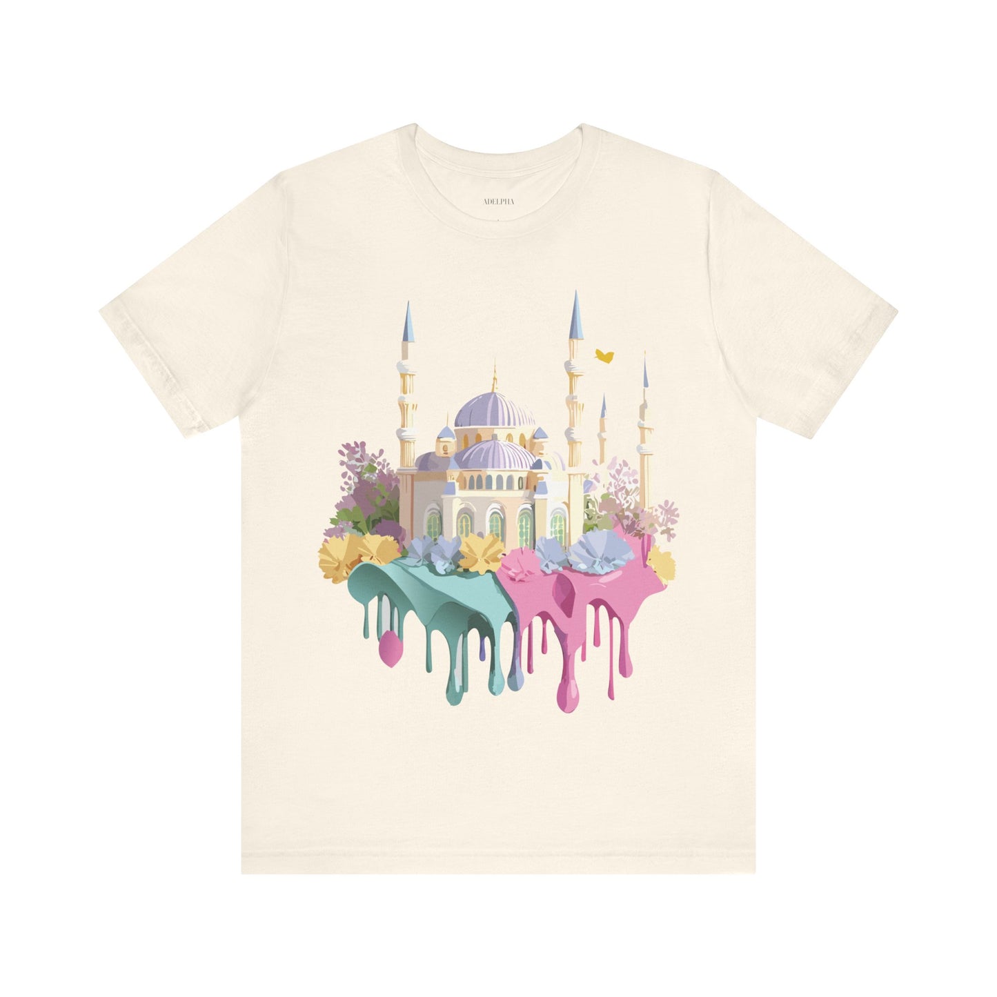 Natural Cotton Tee Shirt - Istanbul, Turkey Printify