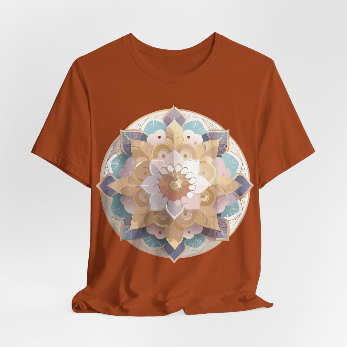 Natural Cotton Tee Shirt - Medallion Collection Printify