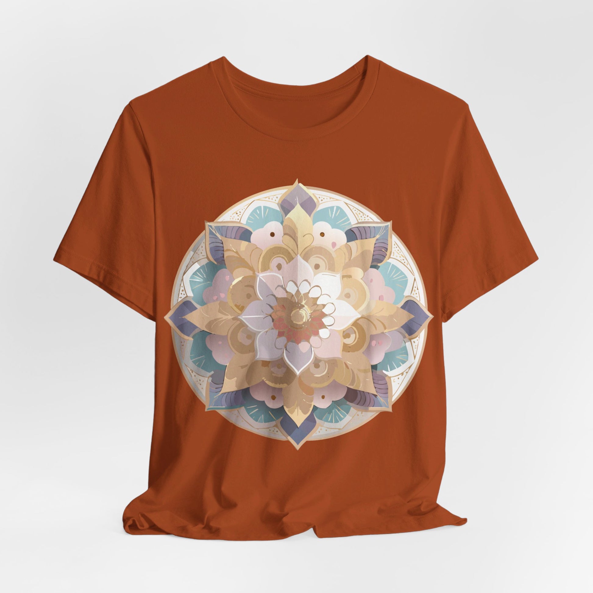 Natural Cotton Tee Shirt - Medallion Collection Printify
