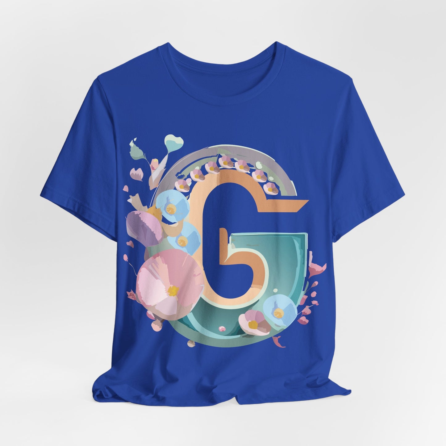 Natural Cotton Tee Shirt - Letters Collection - G Printify