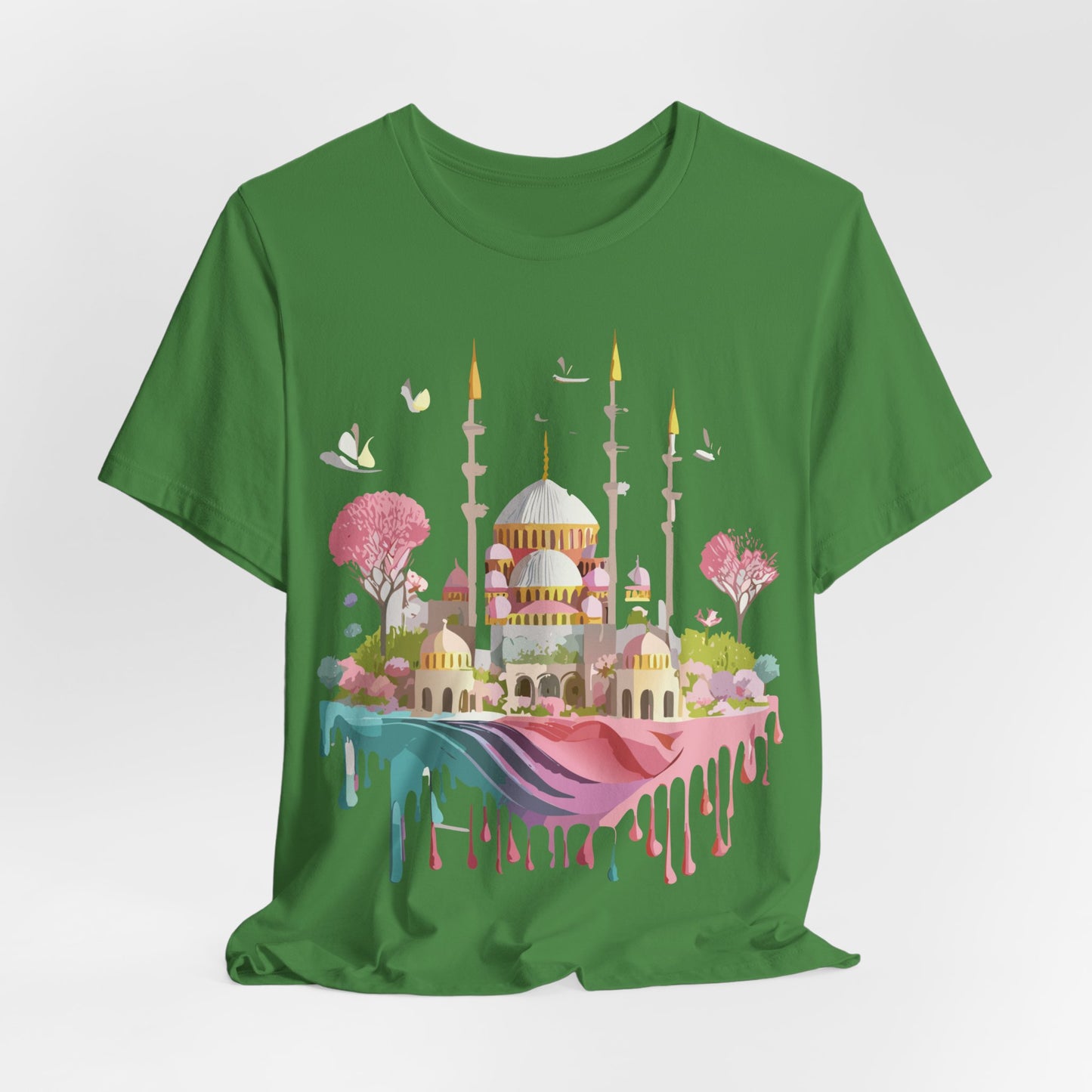 Natural Cotton Tee Shirt - Istanbul, Turkey Printify