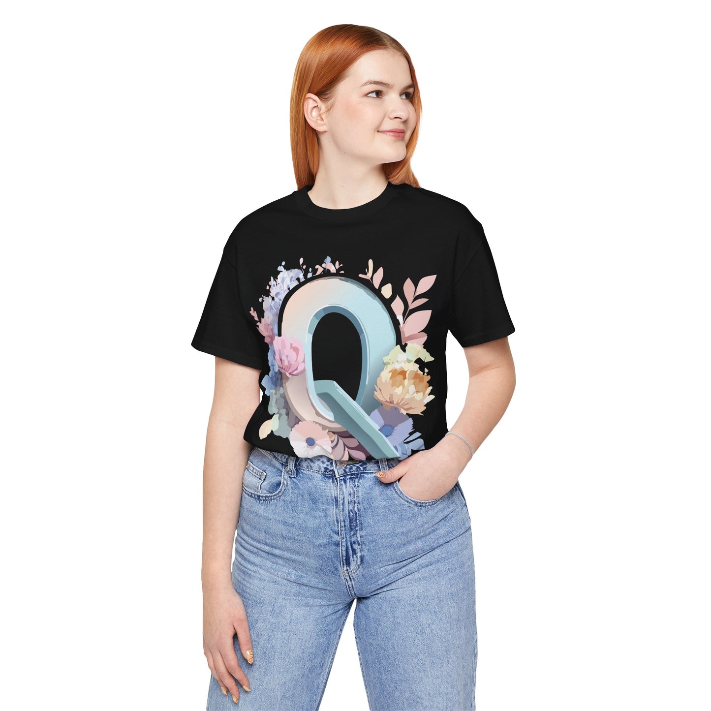 Letter Shirt, Letter Q Shirt - ADELPHA